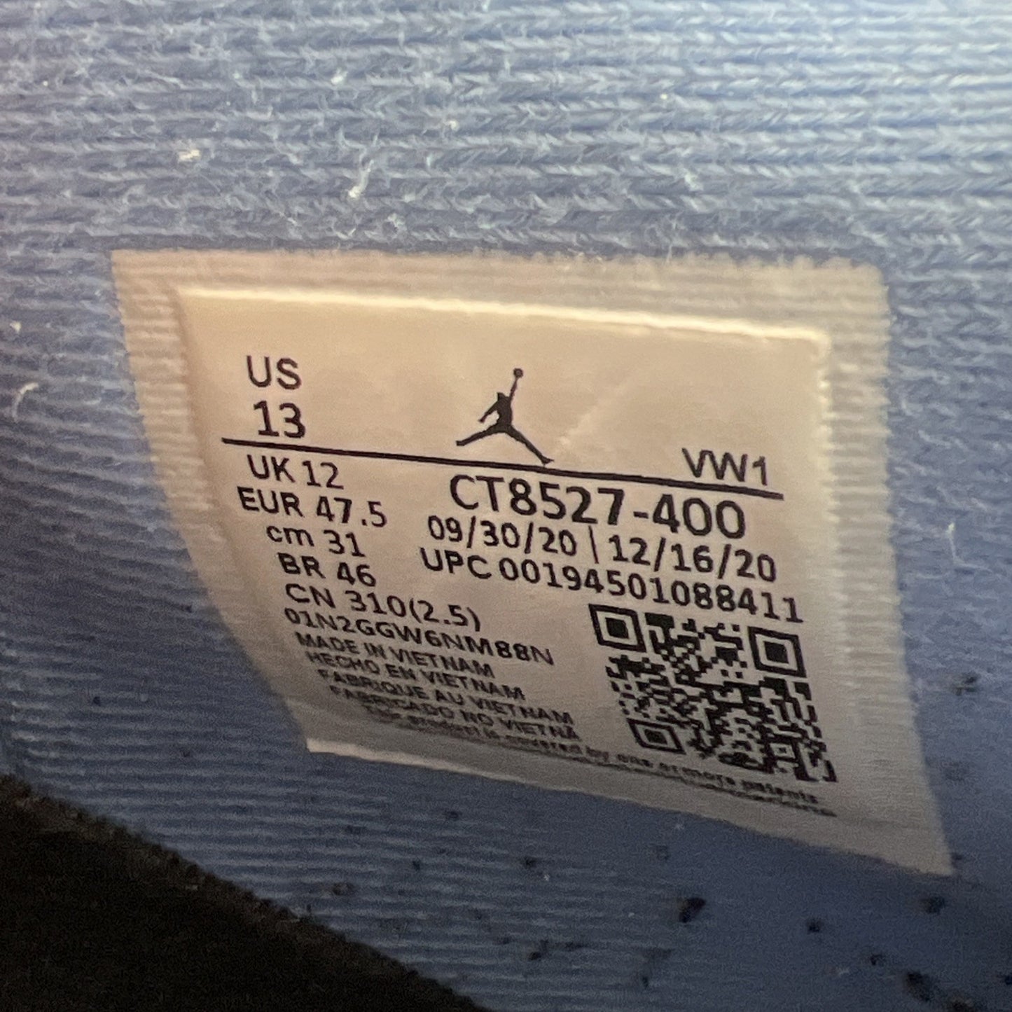 Size 13 - Air Jordan 4 Retro Mid University Blue (CT8527-400)