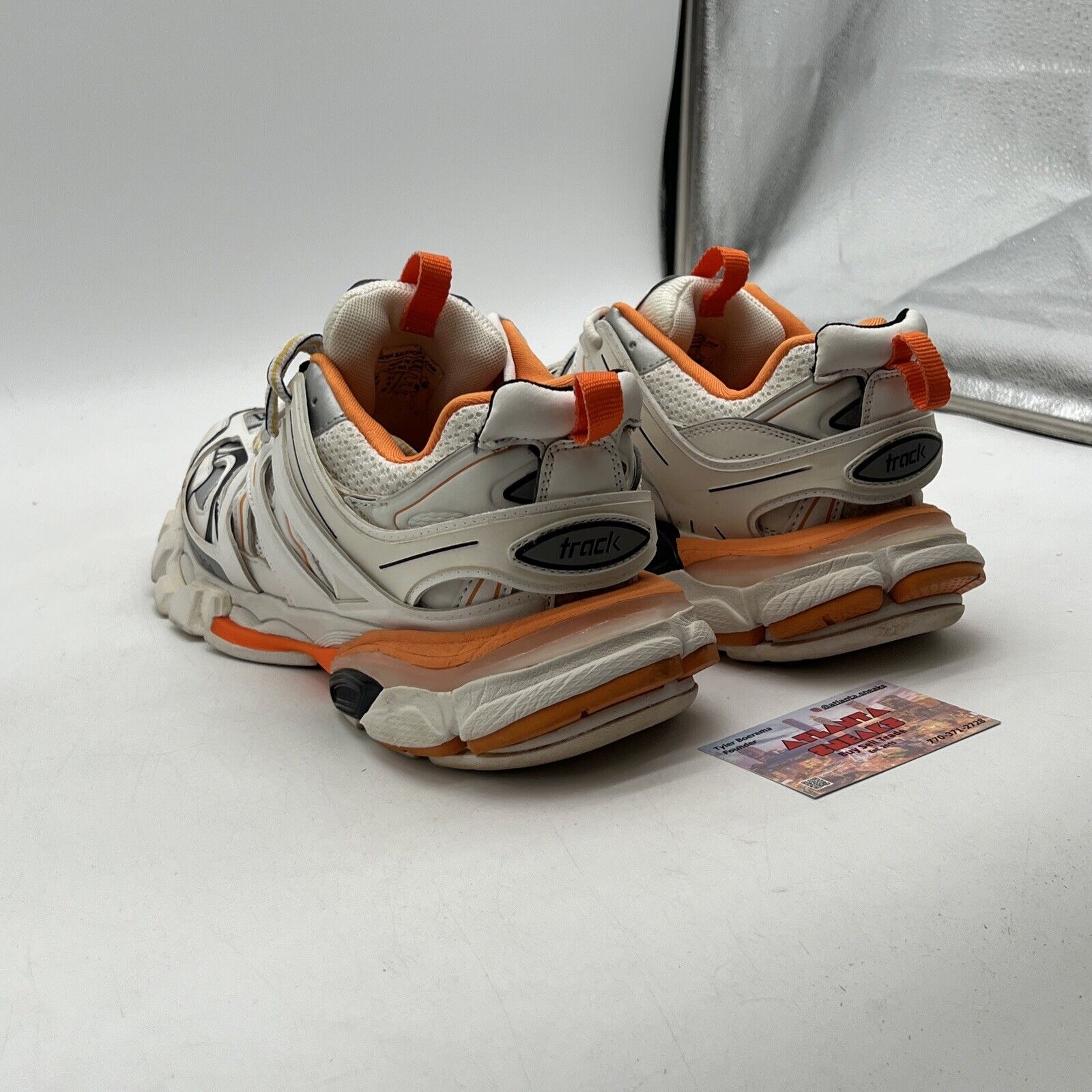 Size 41 (8 US) - Balenciaga Track ' White, Orange