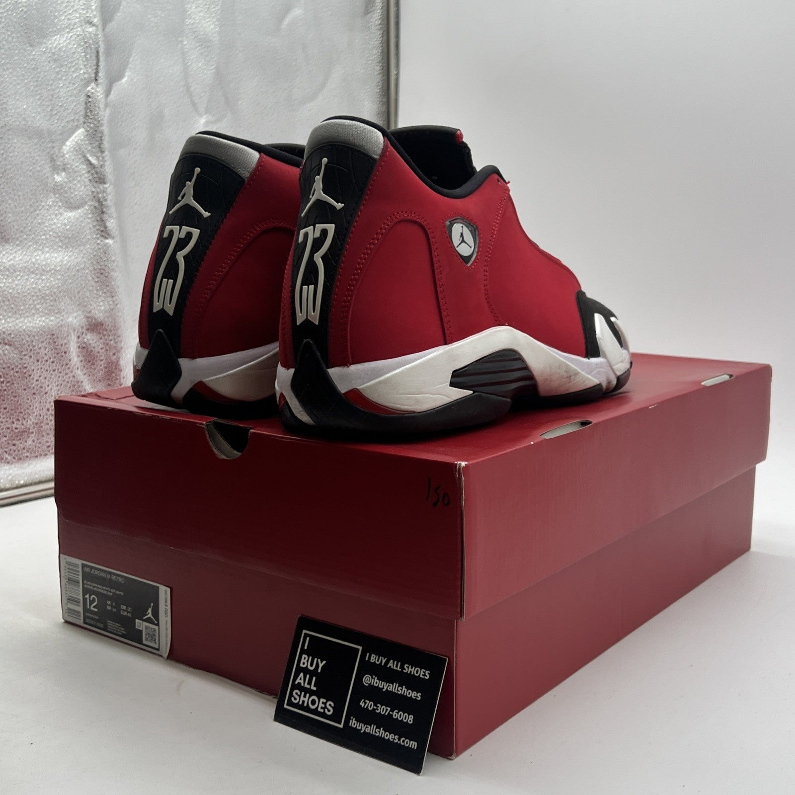 Size 12 - Air Jordan 14 Retro Gym Red (487471-006)