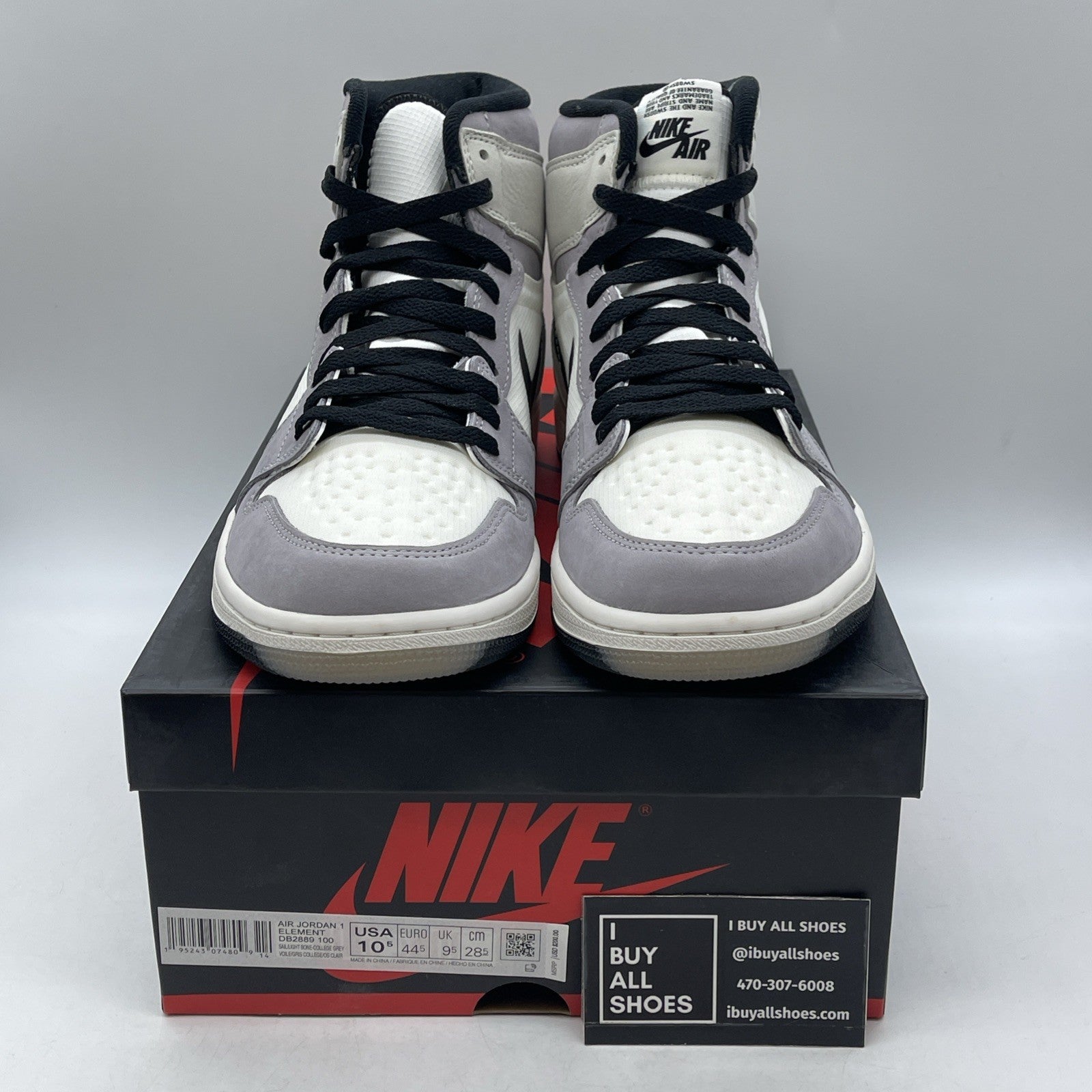 Size 10.5 - Air Jordan 1 Element GORE-TEX High Light Bone (DB2889-100)