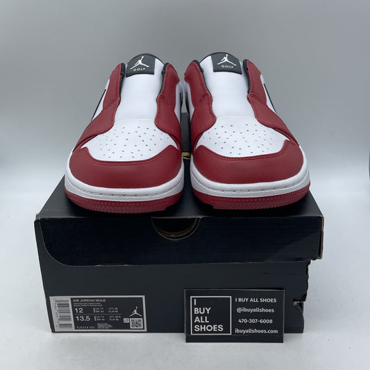 Size 12 - Air Jordan 1 Mule Golf Chicago White Red (FJ1213-101)