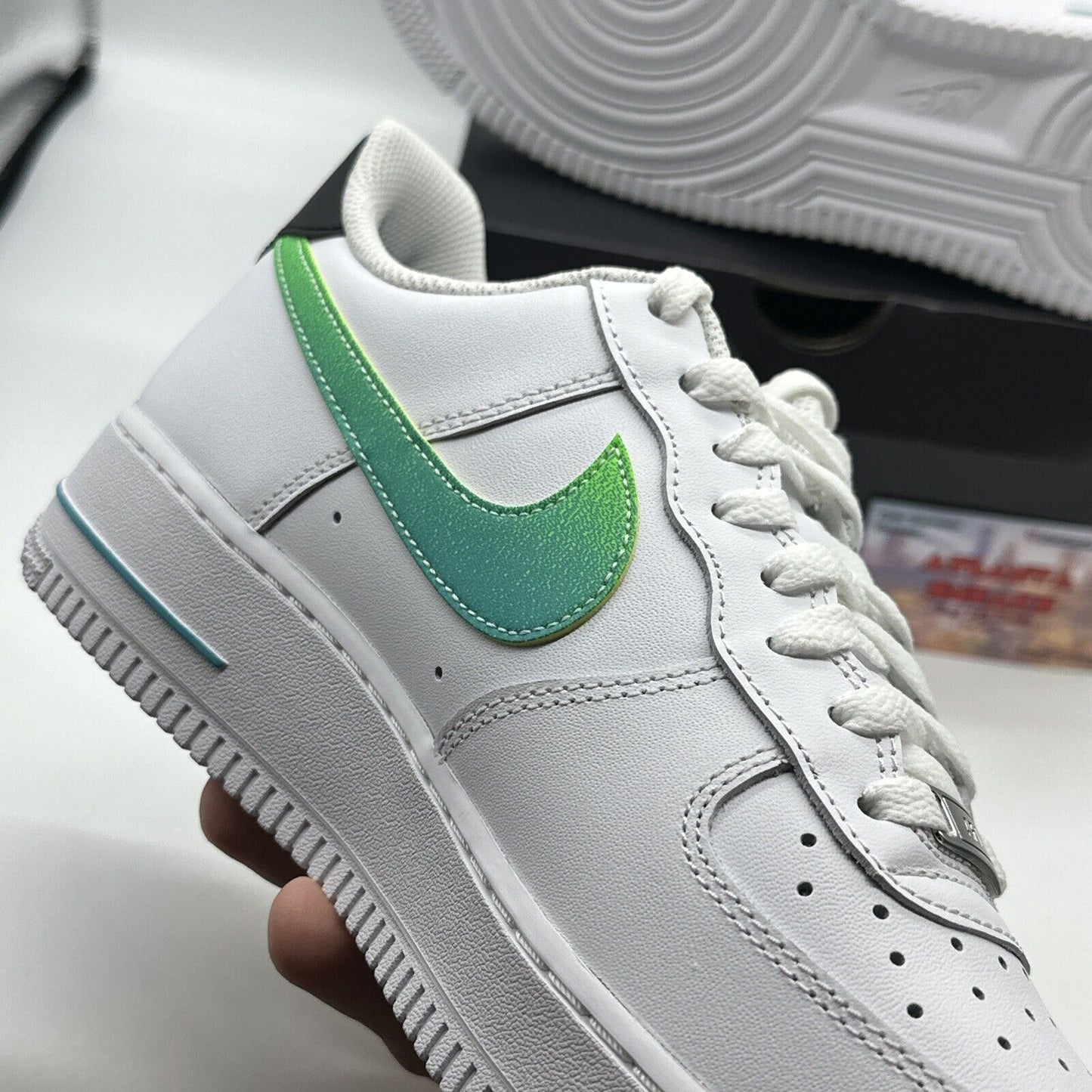 Size 10 - Nike Air Force 1 '07 LV8 White Aquamarine 2021