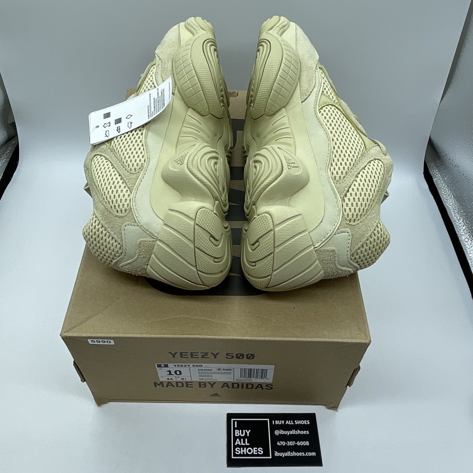 Size 10 - adidas Yeezy 500 Super Moon Yellow Suede Leather (DB2966)