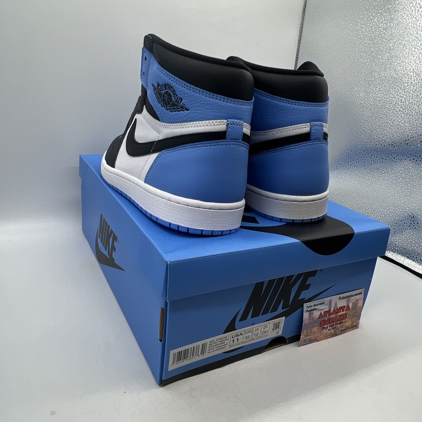 Size 11 - Jordan 1 Retro OG High UNC Toe Brand New Og All