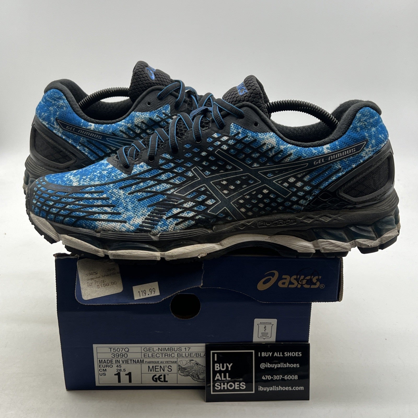 Size 11 - ASICS Gel Nimbus Mens Shoes (T507Q-3990)