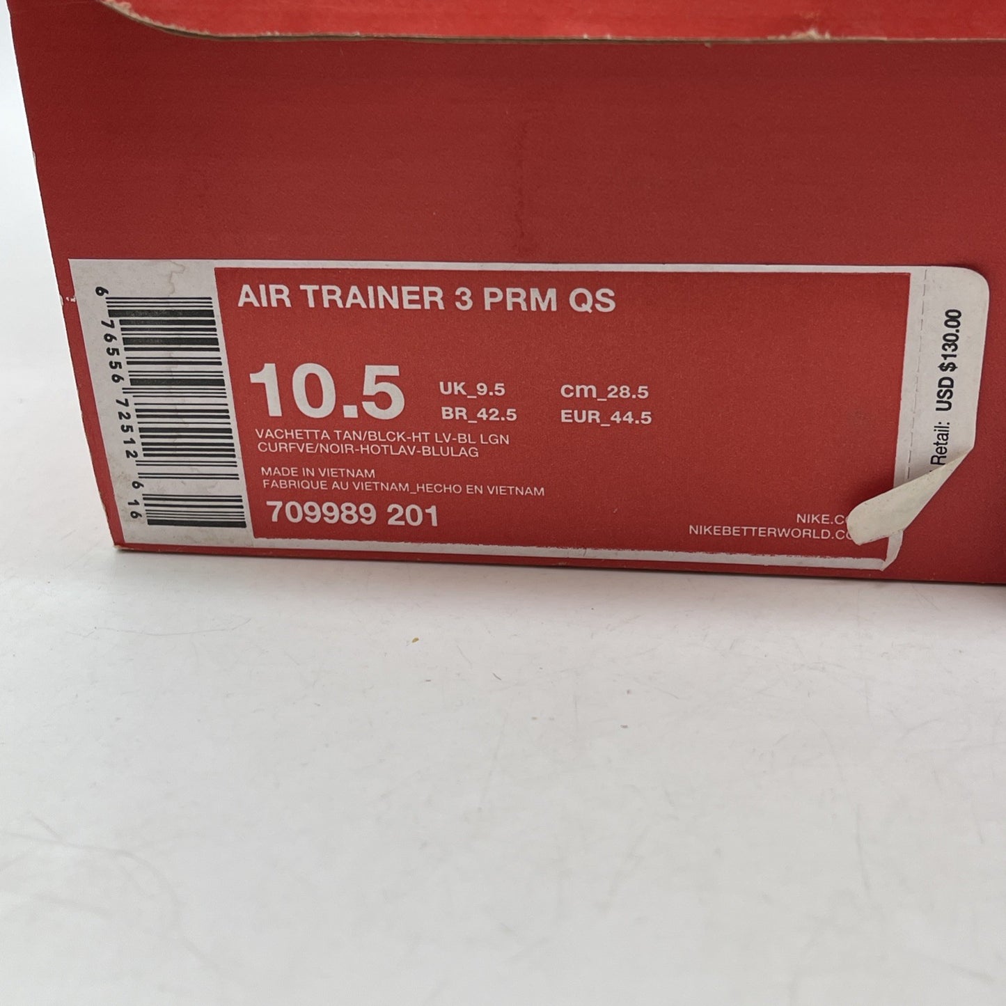 Size 10.5 - Nike Air Trainer 3 Premium Super Bowl Brown Suede (709989-201)