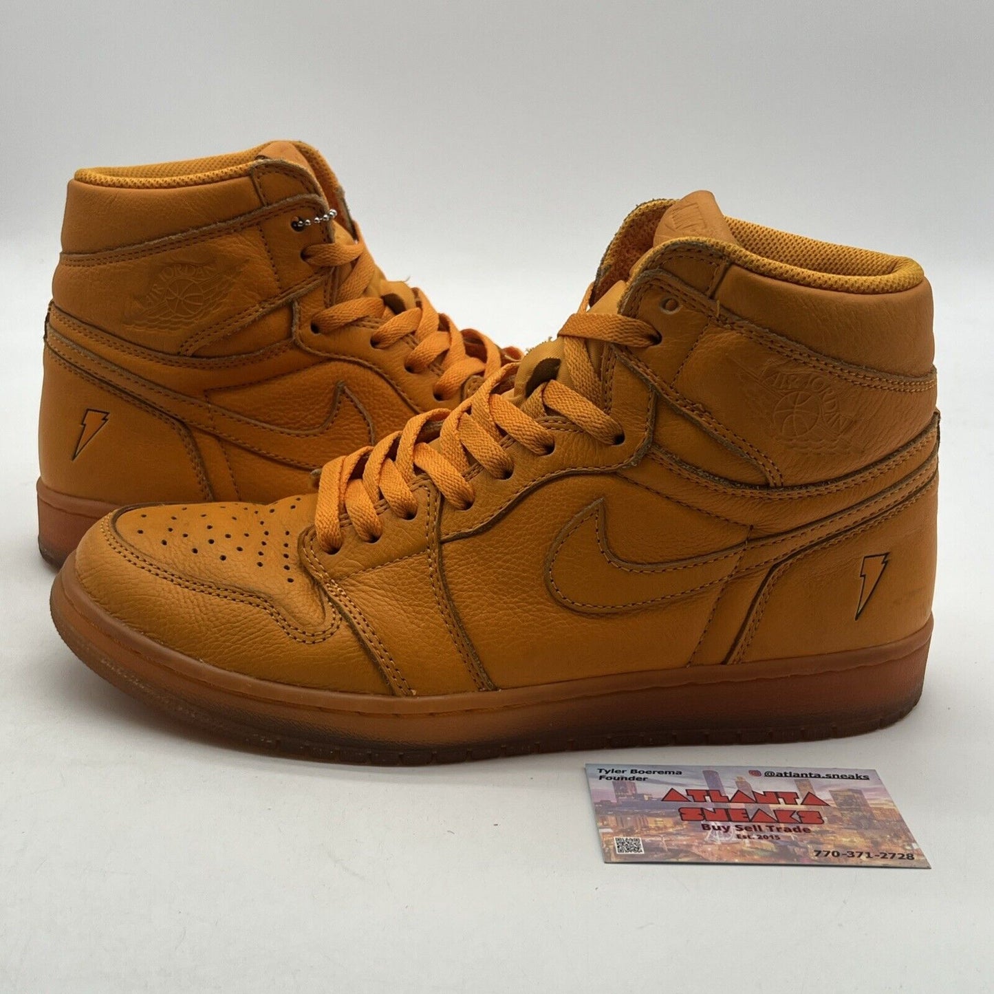 Size 9.5 - Air Jordan 1 Retro OG G8RD High Orange Peel (AJ5997-880)