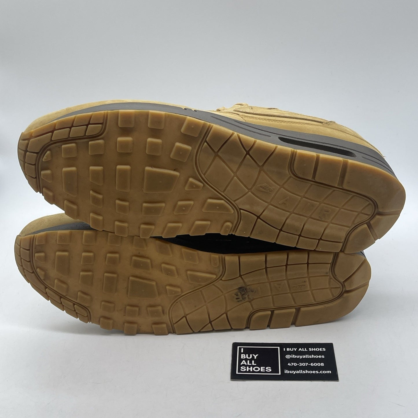 Size 13 - Nike Air Max 1 QS Flax Brown Suede (704997-200)