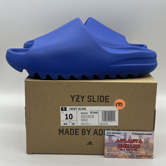 Yeezy Slide Slides Blue Azure Size 10 Brand New Id4133 Og All Adidas Slide