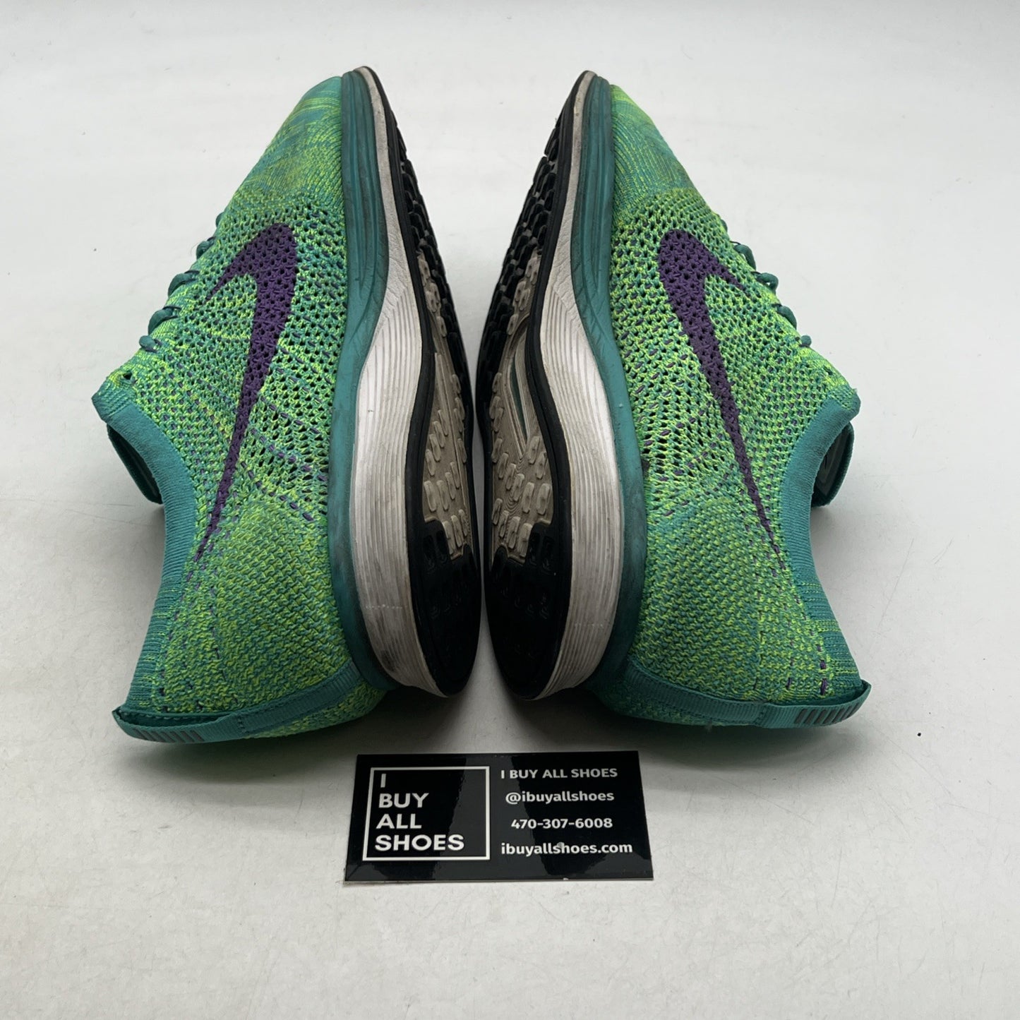 Size 14 - Nike Flyknit Racer Hulk (526628-306)