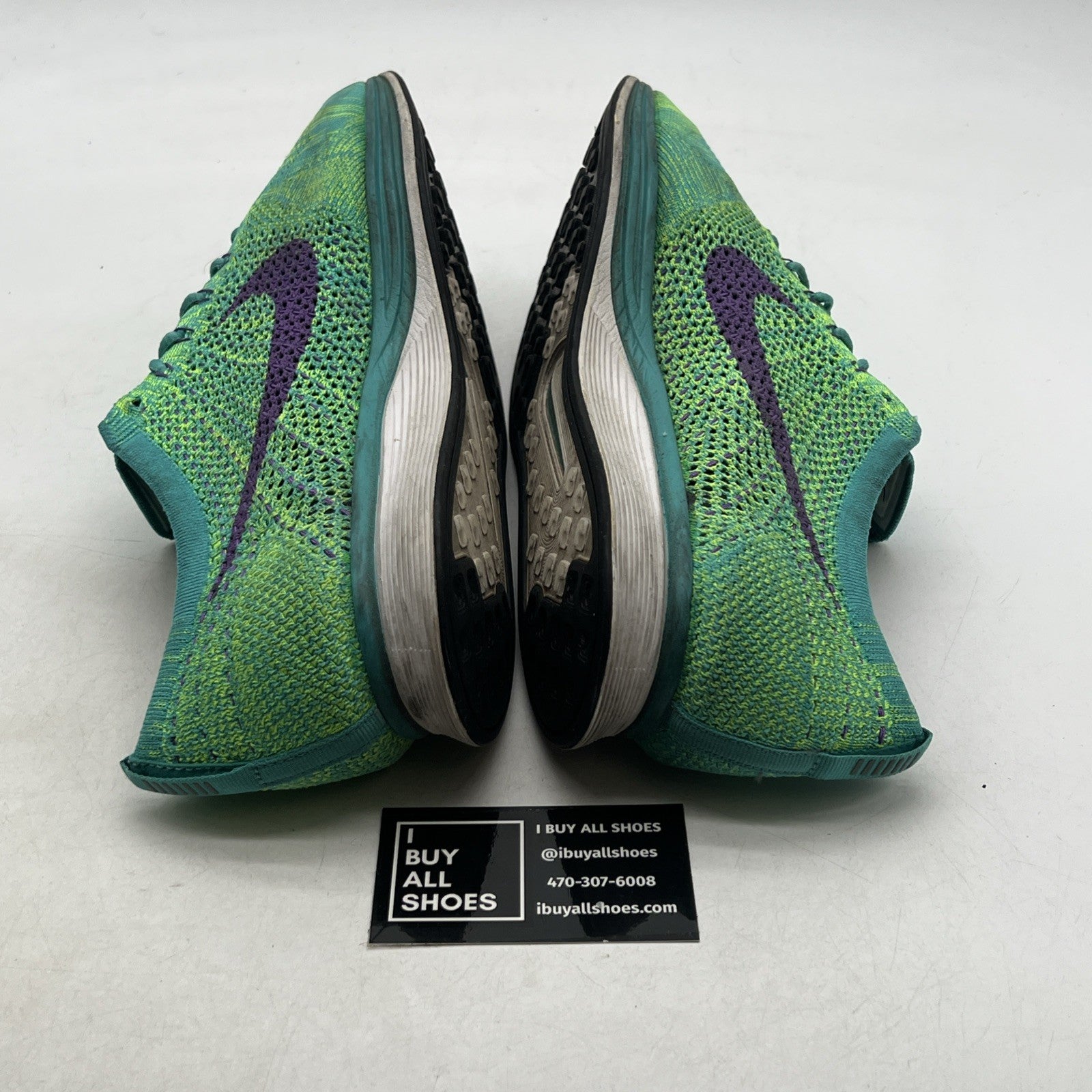 Size 14 - Nike Flyknit Racer Hulk (526628-306)