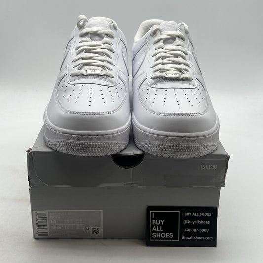 Size 14 - Nike Air Force 1 '07 Low Triple White (CW2288-111)