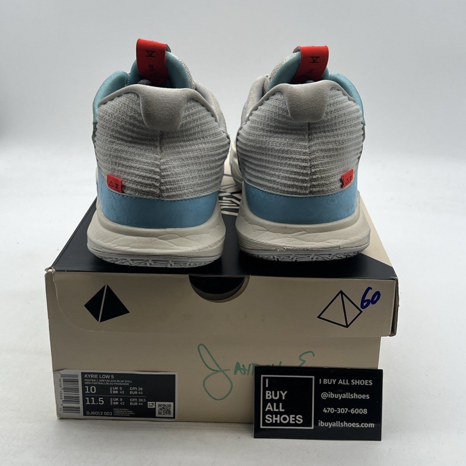 Size 10 - Nike Kyrie 5 Low Football Grey (DJ6012-003)