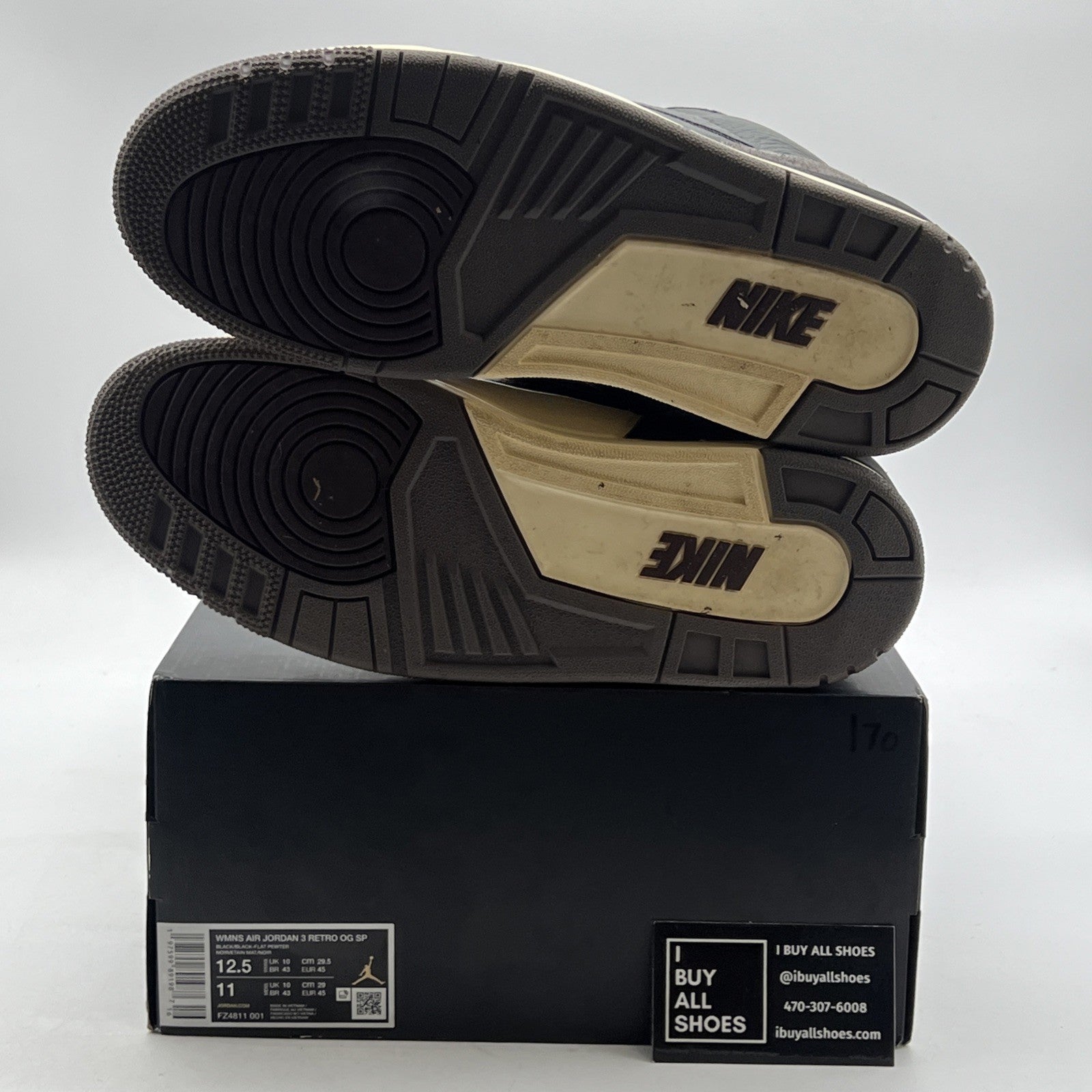 Size 12.5 - A Ma Maniére x Air Jordan 3 Retro While You Were Sleeping W