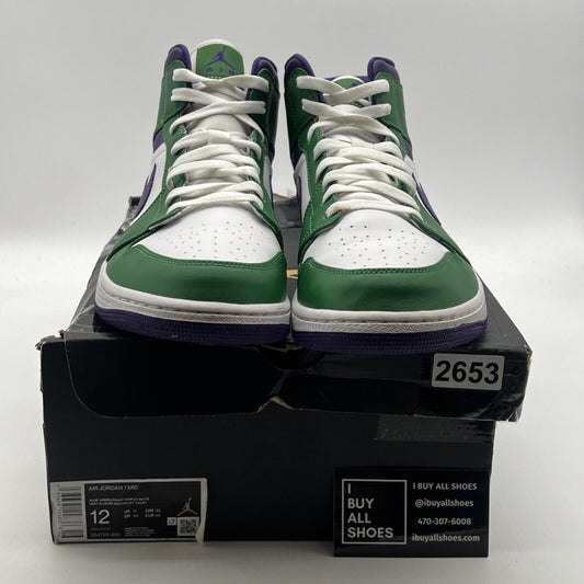 Size 12 - Air Jordan 1 Mid Hulk (554724-300)