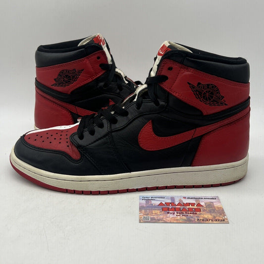 Size 11 - Air Jordan 1 Retro OG NRG High Homage to Home Black White  861428-061