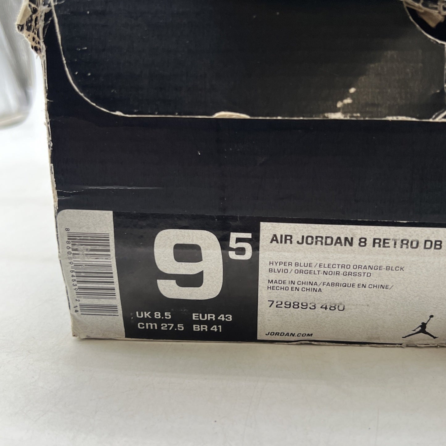 Size 9.5 - Air Jordan 8 Retro DB Doernbecher (729893-480)