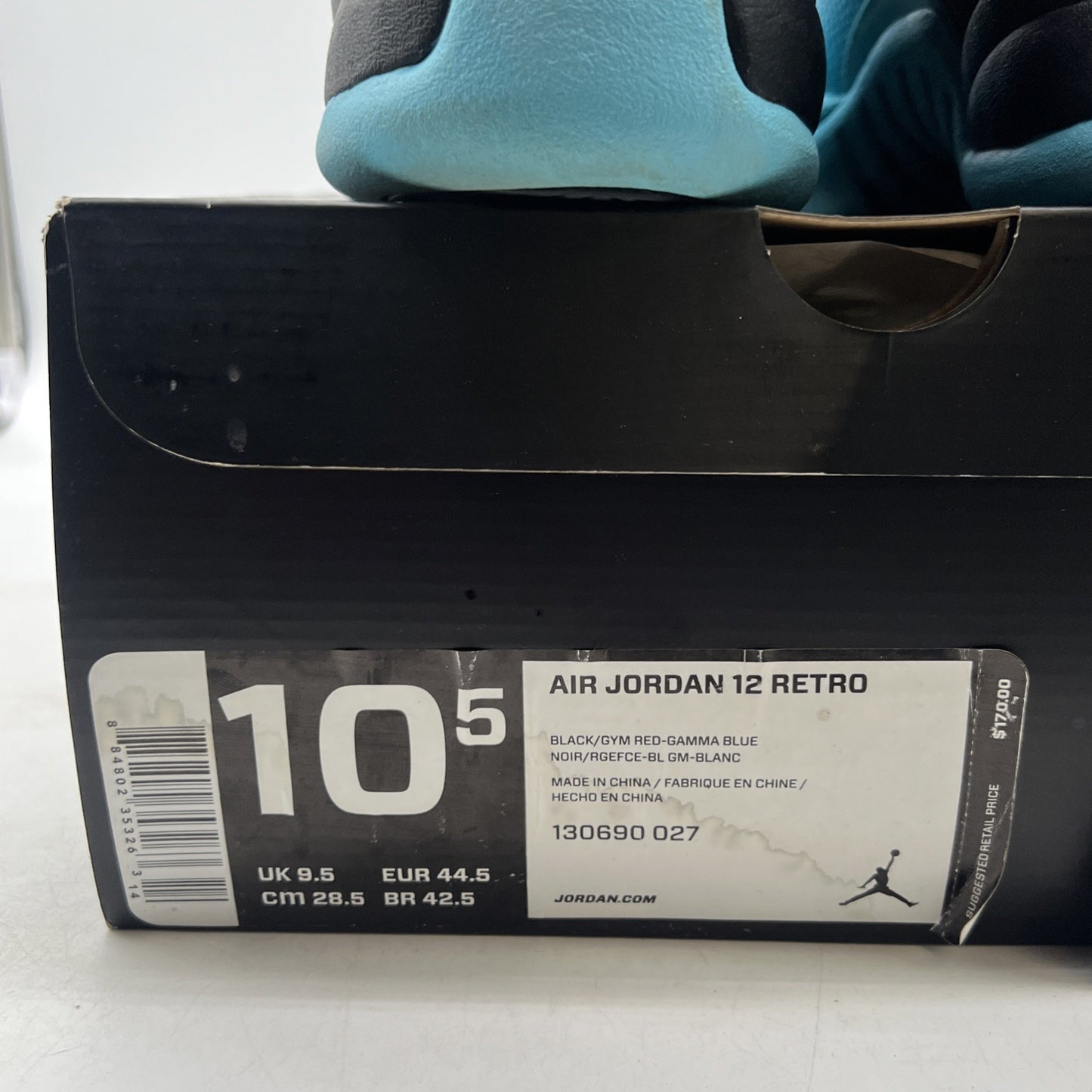 Size 10.5 - Air Jordan 12 Retro Gamma Blue (130690-027)