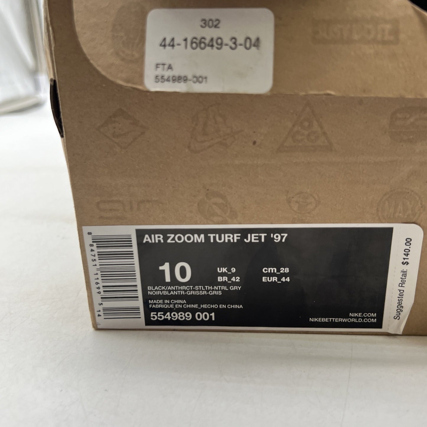 Size 10 - Nike Air Zoom Turf Jet 97 Packers 2013 (554989-001)