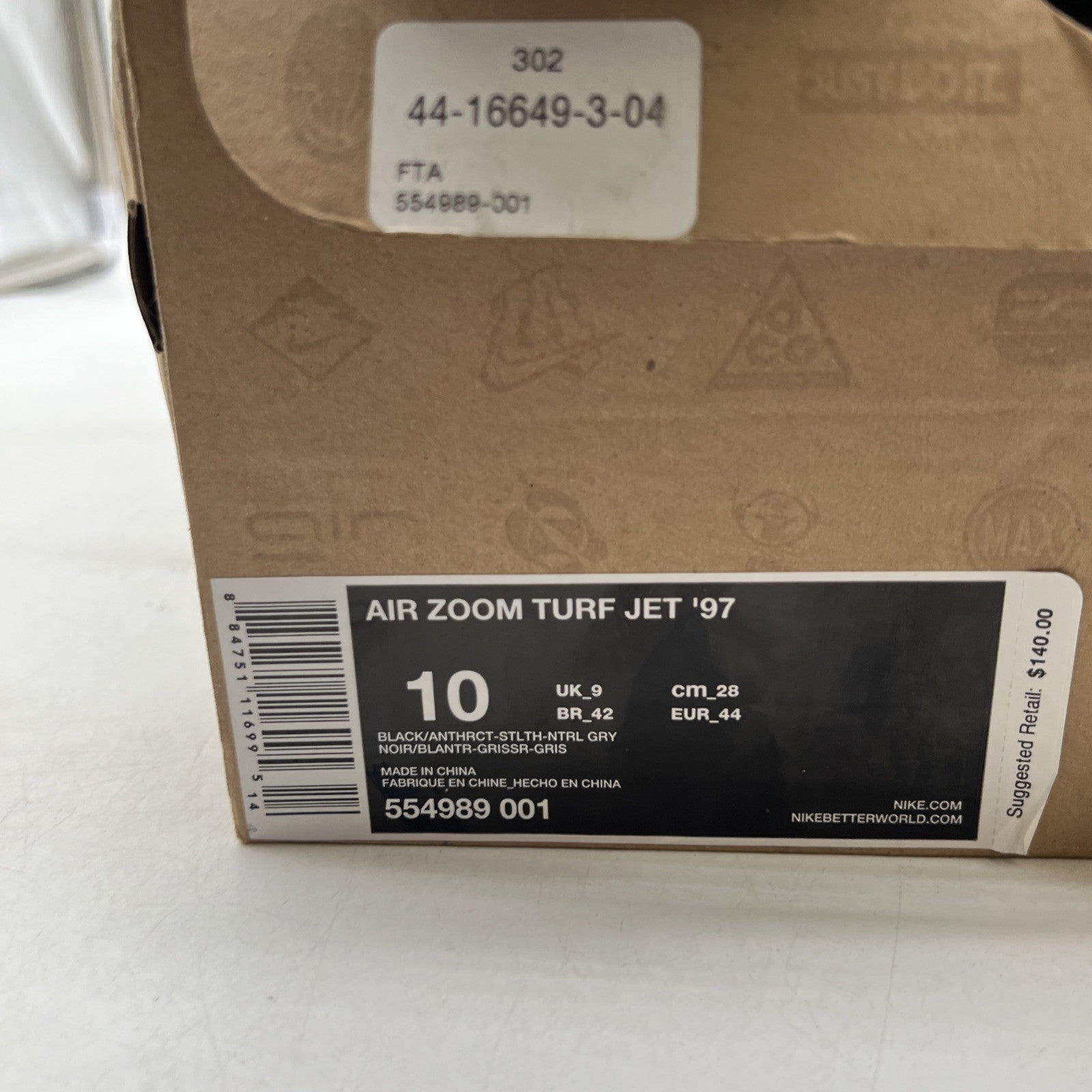 Size 10 - Nike Air Zoom Turf Jet 97 Packers 2013 (554989-001)