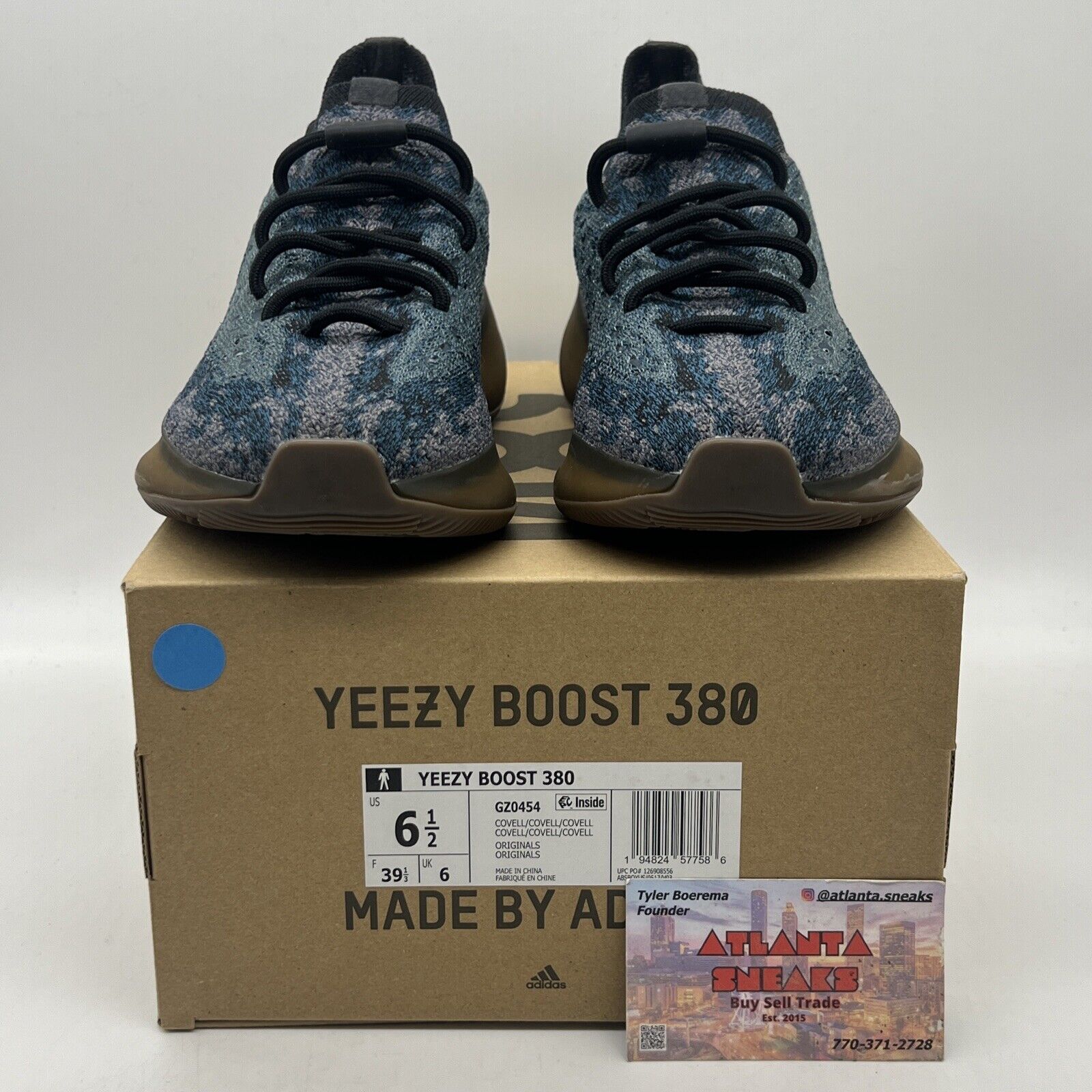 Size 6.5 - adidas Yeezy Boost 380 Covellite Blue (GZ0454)