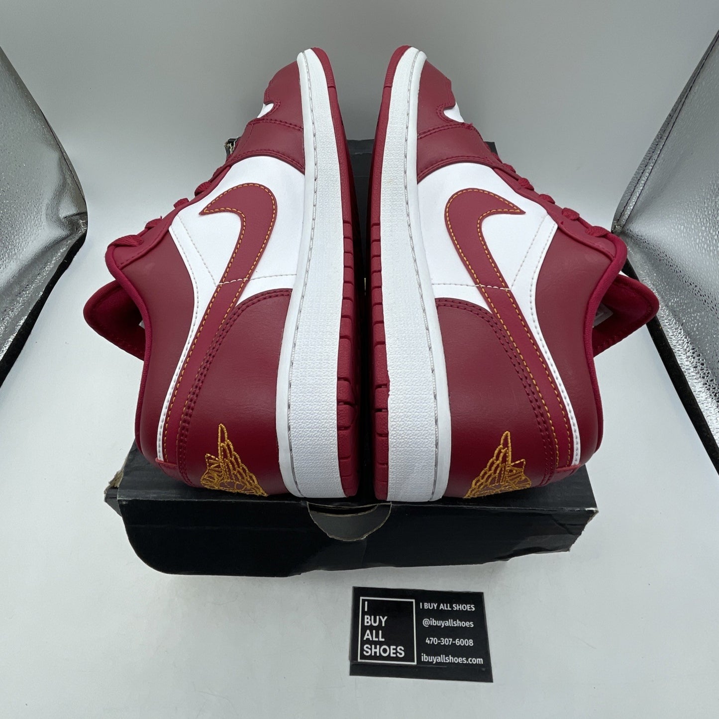 Size 11 - Air Jordan 1 Low Cardinal Red 2022 (553558-607)