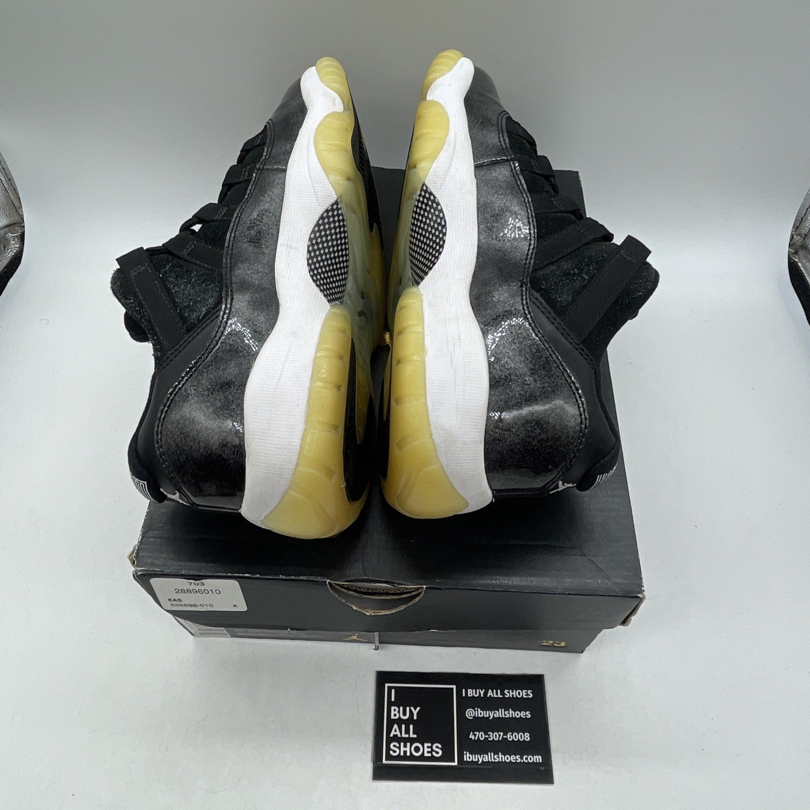 Size 4.5Y - Air Jordan 11 Retro Low Barons (528896-010)