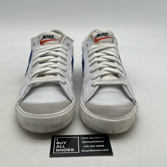 Size 12 - Nike Blazer '77 Jumbo Low White Old Royal (DQ8768-100)