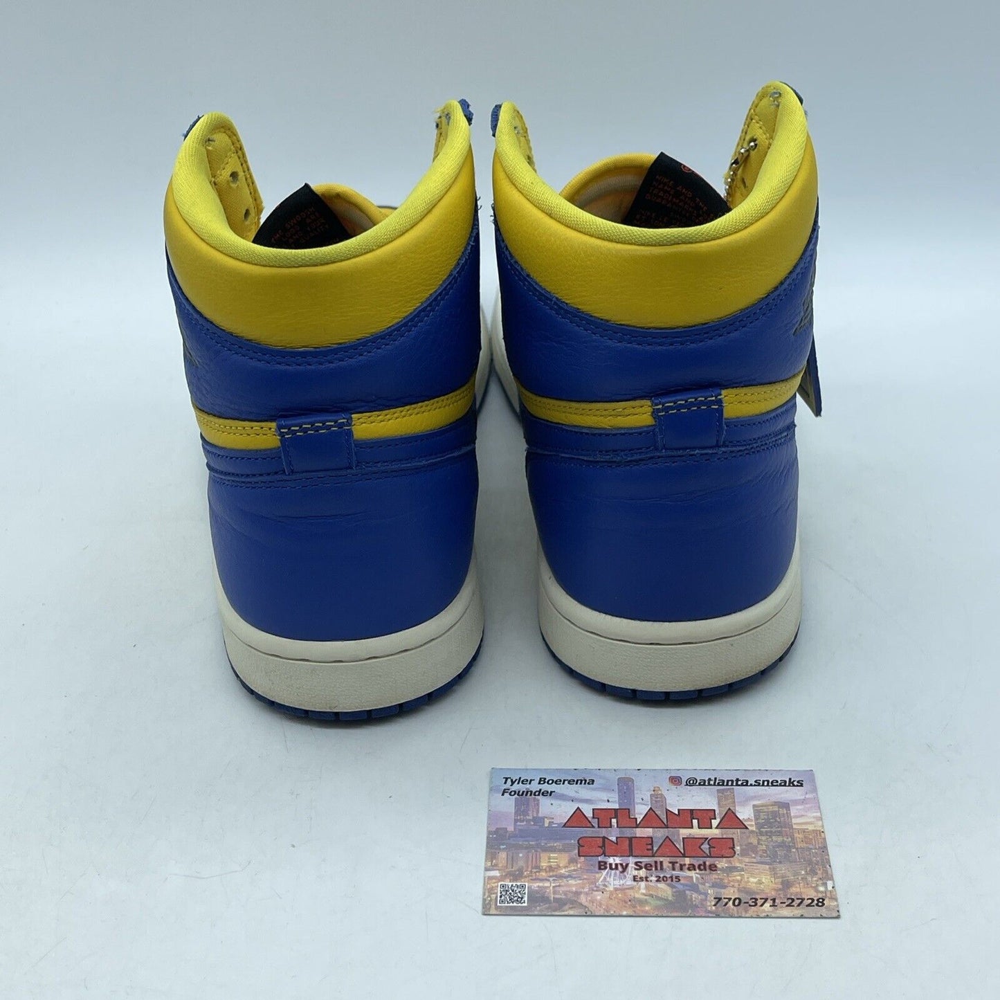 Size 10W - Air Jordan 1 Retro OG High Reverse Laney Yellow Leather (FD2596-700)