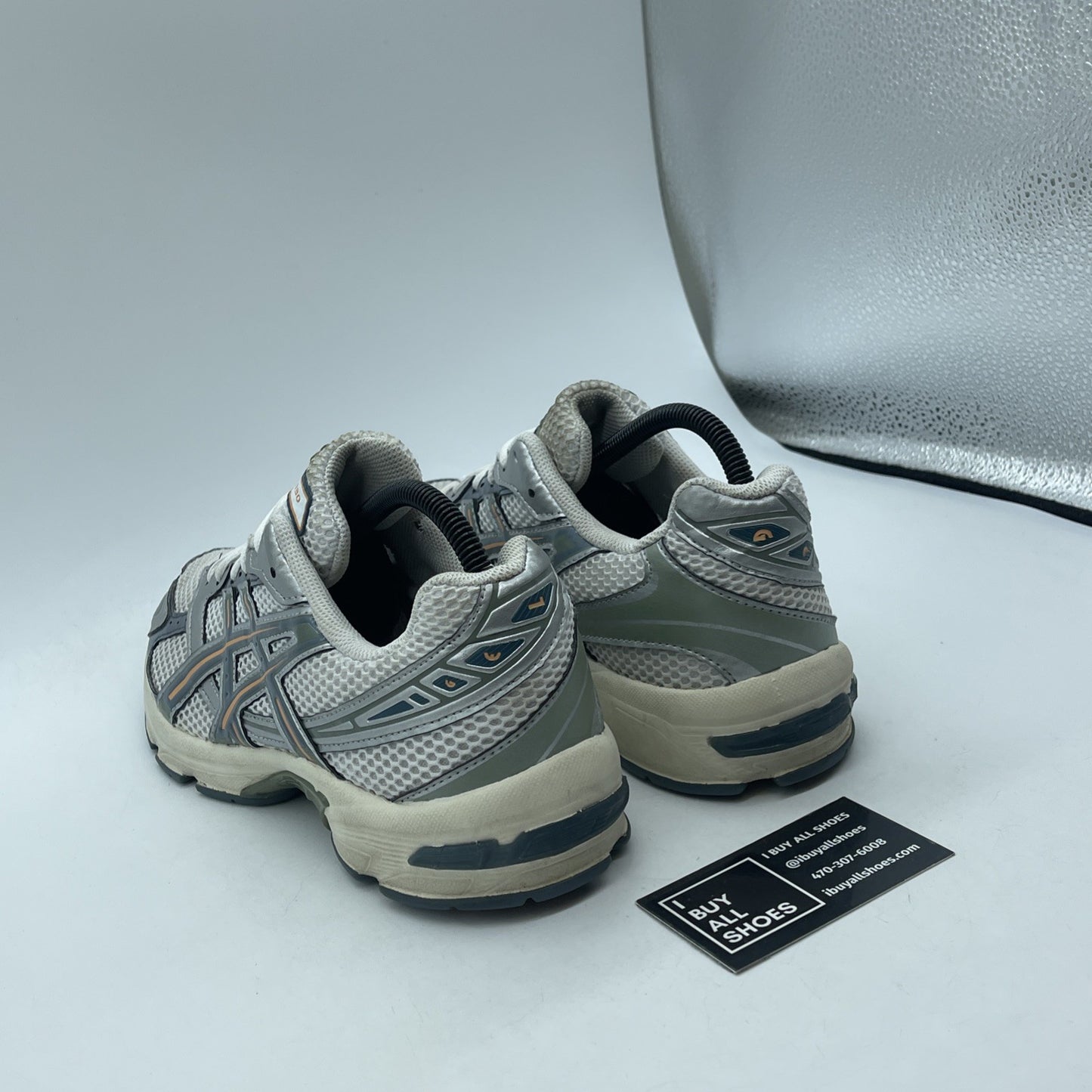 Size 9.5 - ASICS Gel 1130 White Ironclad (1201A256-110)