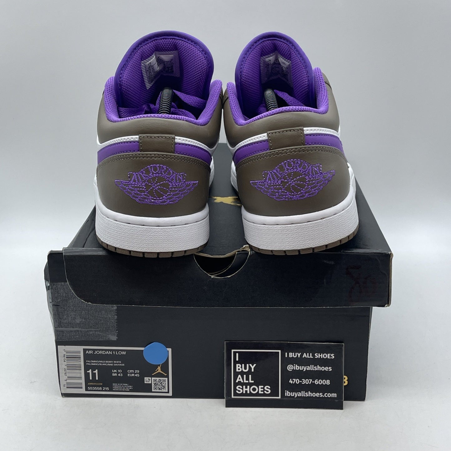 Size 11 - Air Jordan 1 Low Palomino (553558-215)