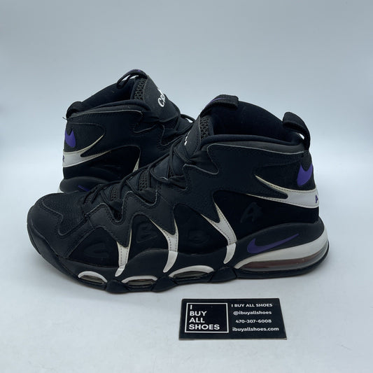 Size 10.5 - Nike Air Max CB34 Suns Black White Suede Leather (414243-002)