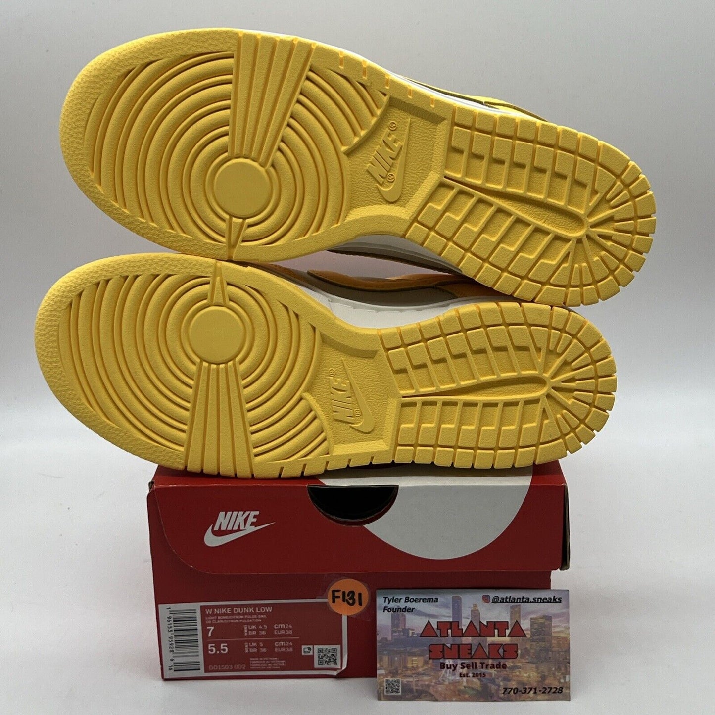 Size 7 - Nike Dunk Low Citron Pulse W Brand New Og All