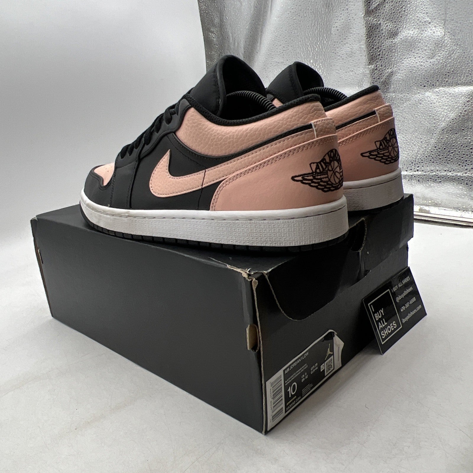 Size 10 - Air Jordan 1 Low Crimson Tint (553558-034)