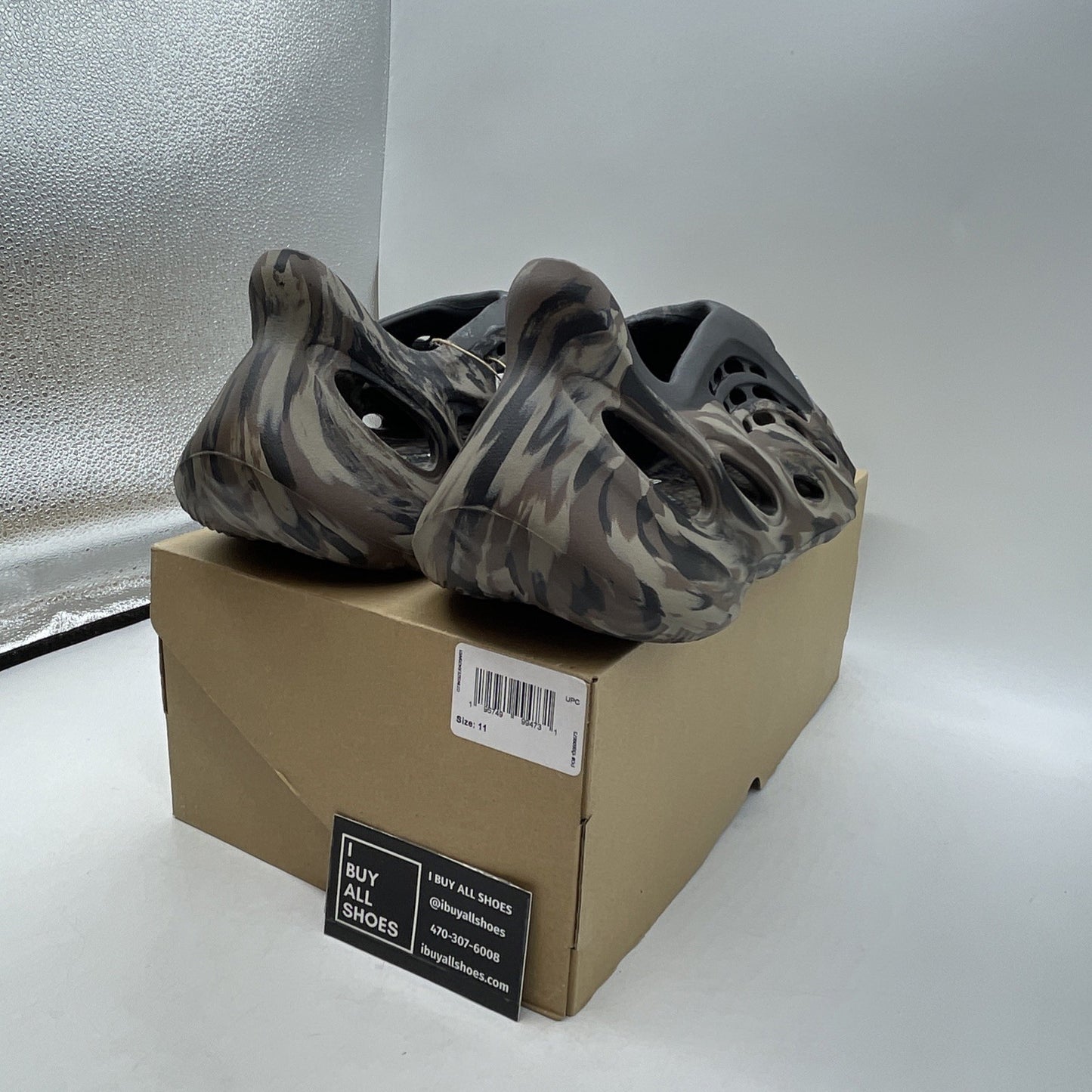 Size 11 - Foam Runner Mx Cinder Black Brown Blue Rubber (ID4126)