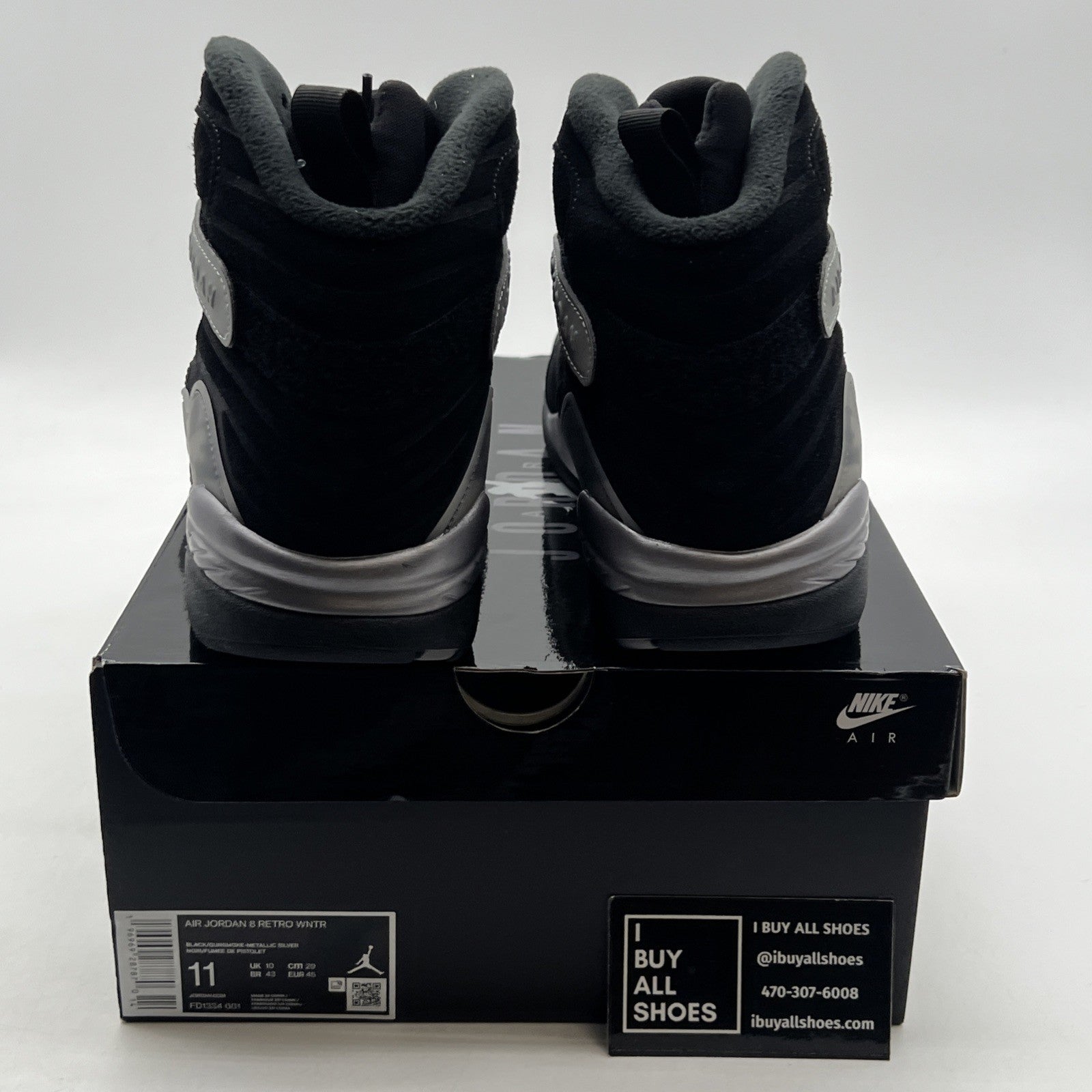 Size 11 - Air Jordan 8 Retro Winterized Gunsmoke (FD1334-001)