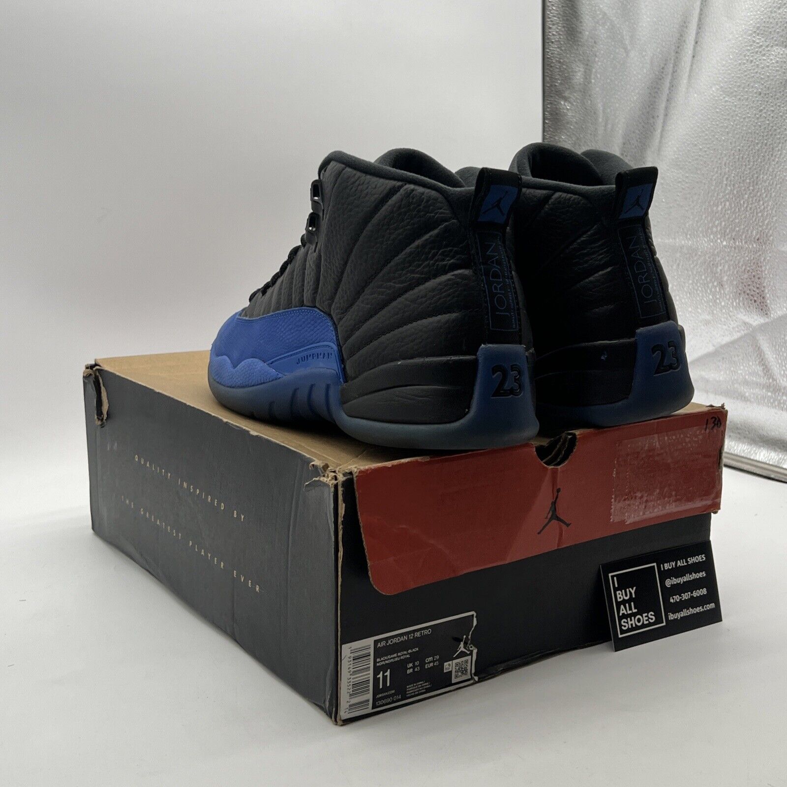 Size 11 - Air Jordan 12 Retro Game Royal (130690-014)