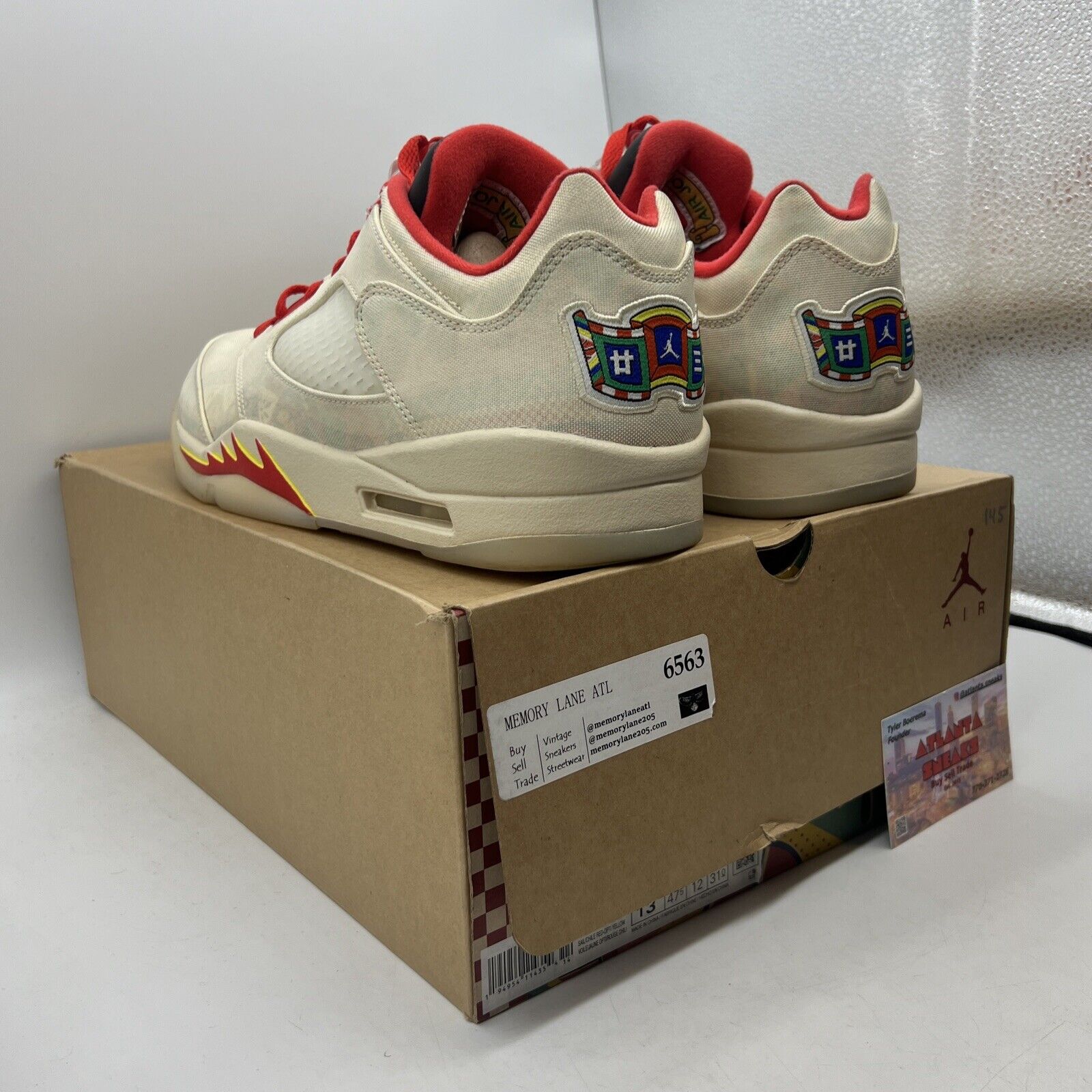 Size 13 - Air Jordan 5 Retro 2021 Low Chinese New Year Red (DD2240-100)