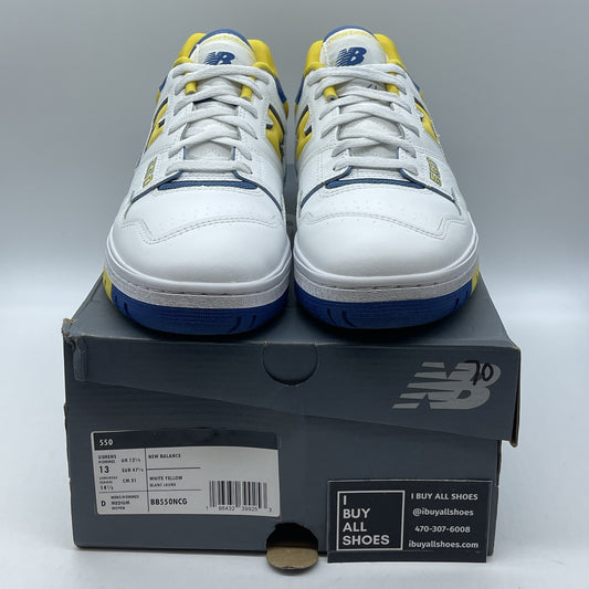 Size 13 - New Balance 550 Honeycomb Heritage Blue White Leather (BB550NCG)