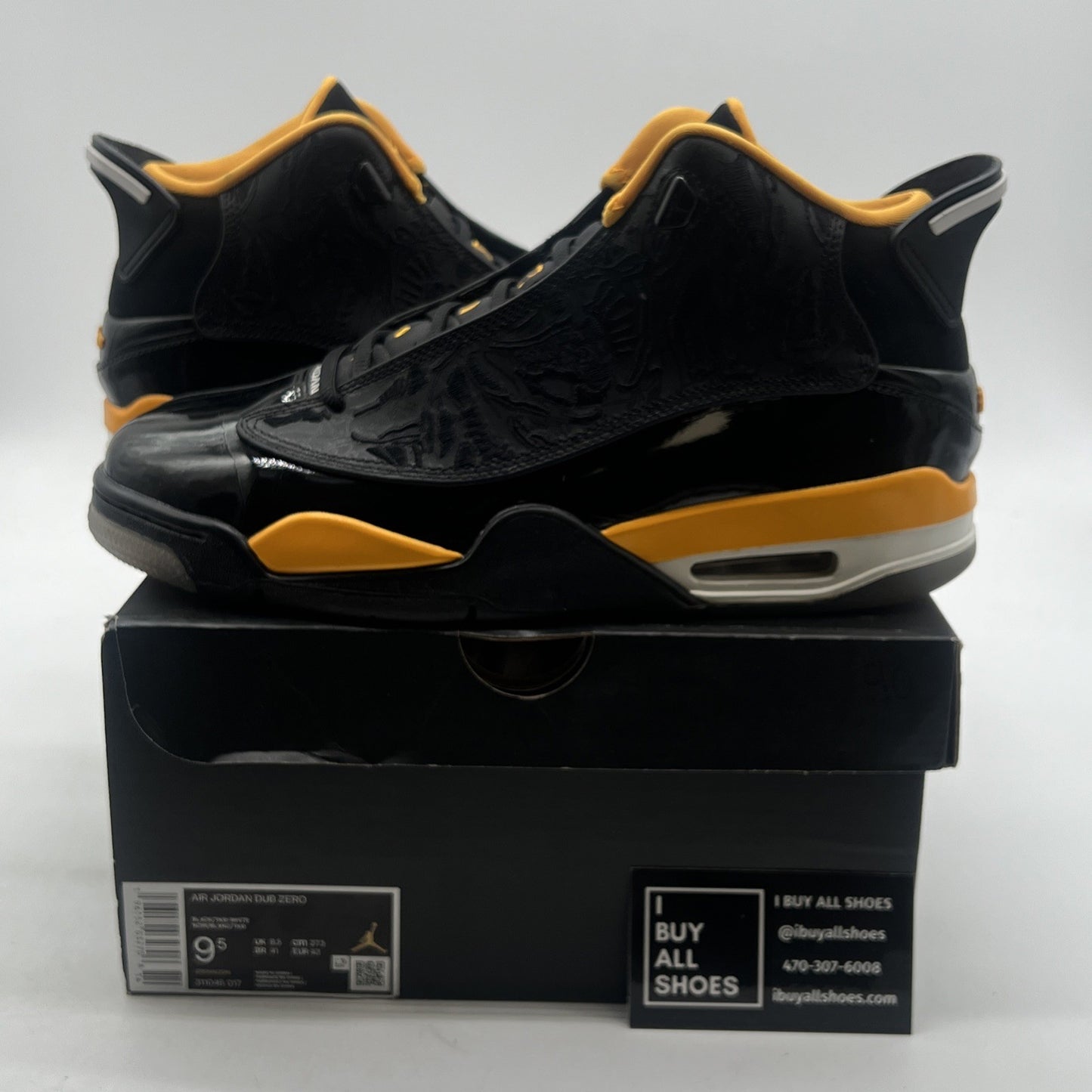Size 9.5 - Jordan Dub Zero Black Taxi (311046-017)