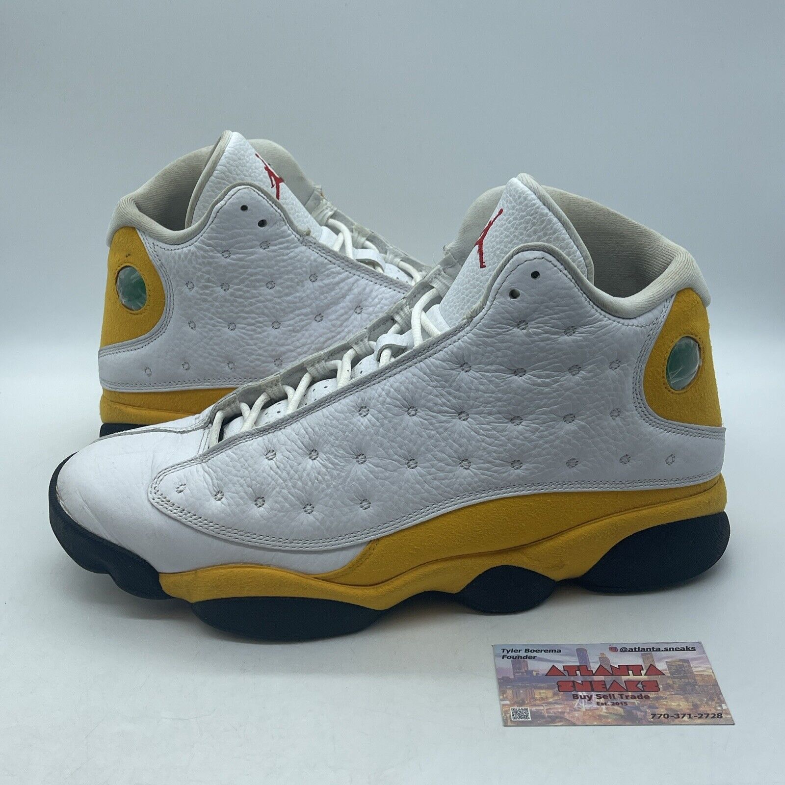 Size 13 - Jordan 13 Del Sol 2022 Yellow White (414571-167)