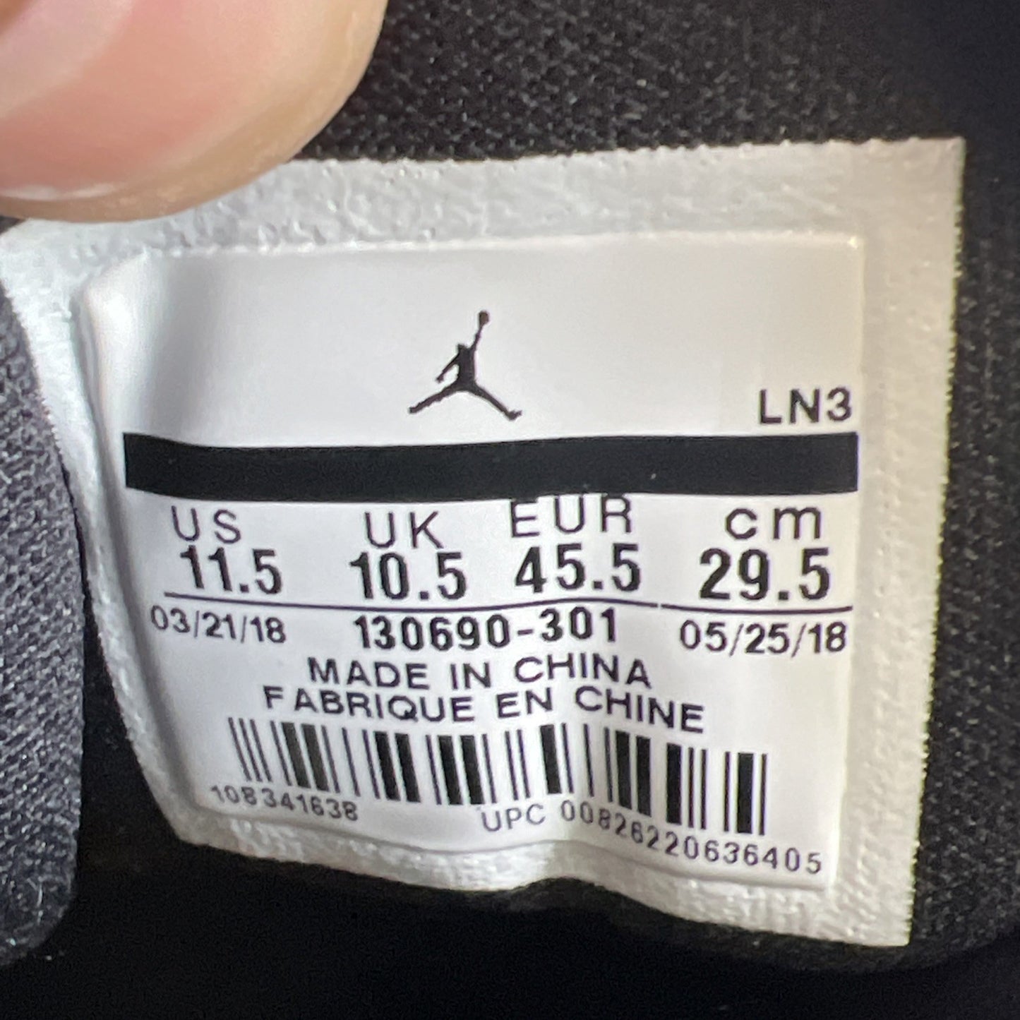 Size 11.5 - Air Jordan 12 Retro CP3 Class of 2003 (130690-301)