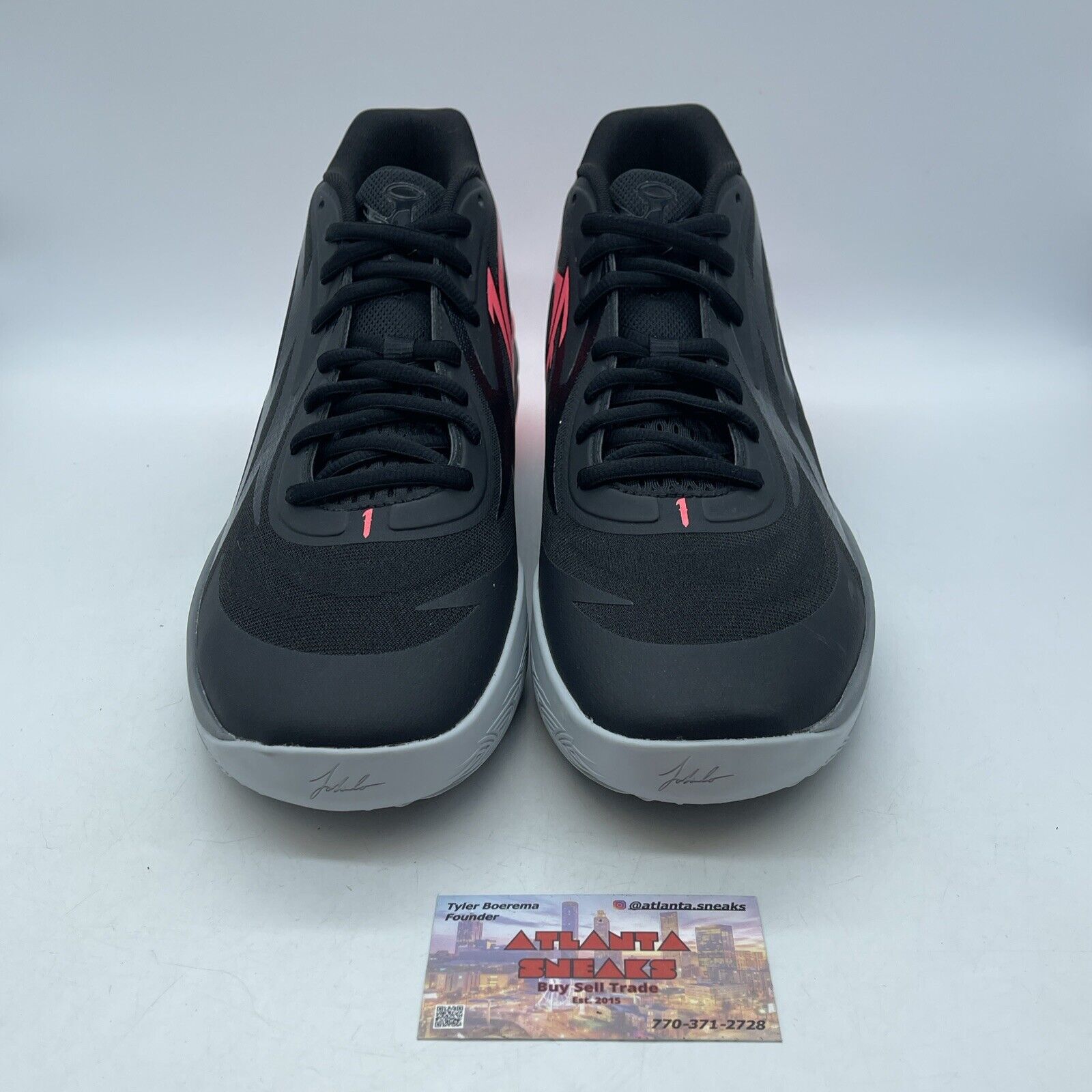 Size 13 - PUMA MB.02 Flare Pink Black Suede Leather (378287-01)