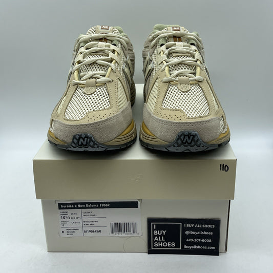 Size 10.5 - New Balance AURALEE x 1906R Bone White Brown Suede (M1906RAU)