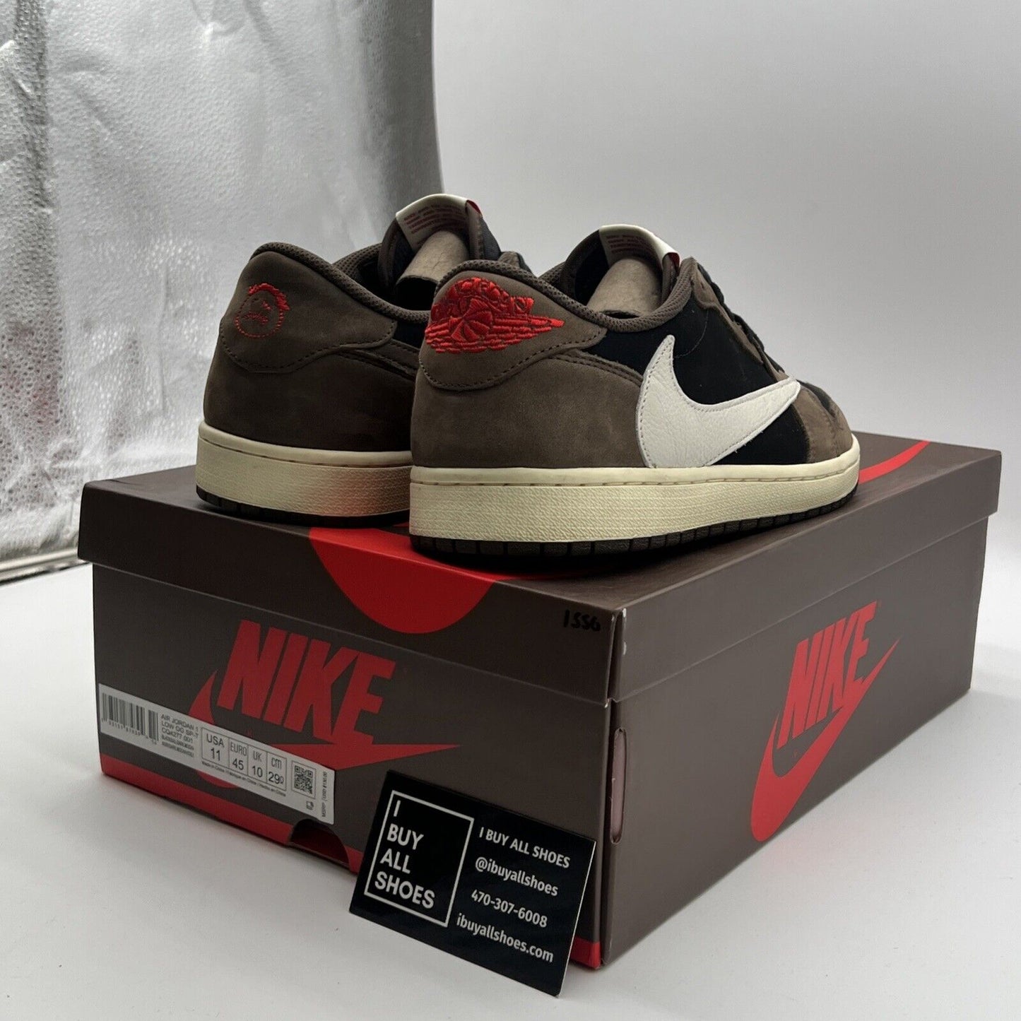 Size 11 - Air Jordan 1 x Travis Scott Low Mocha (CQ4277-001)