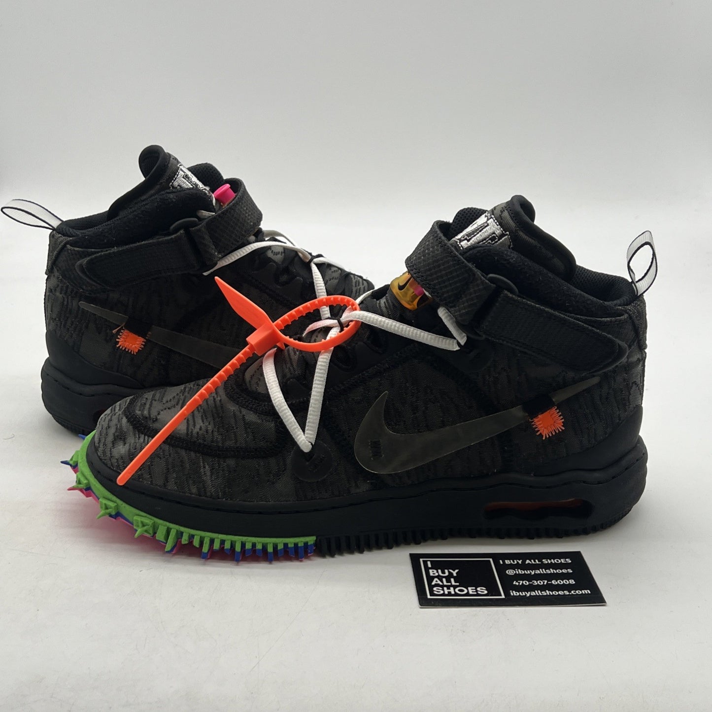 Size 10.5 - Nike Air Force 1 x Off-White Black 2022 (DO6290-001)