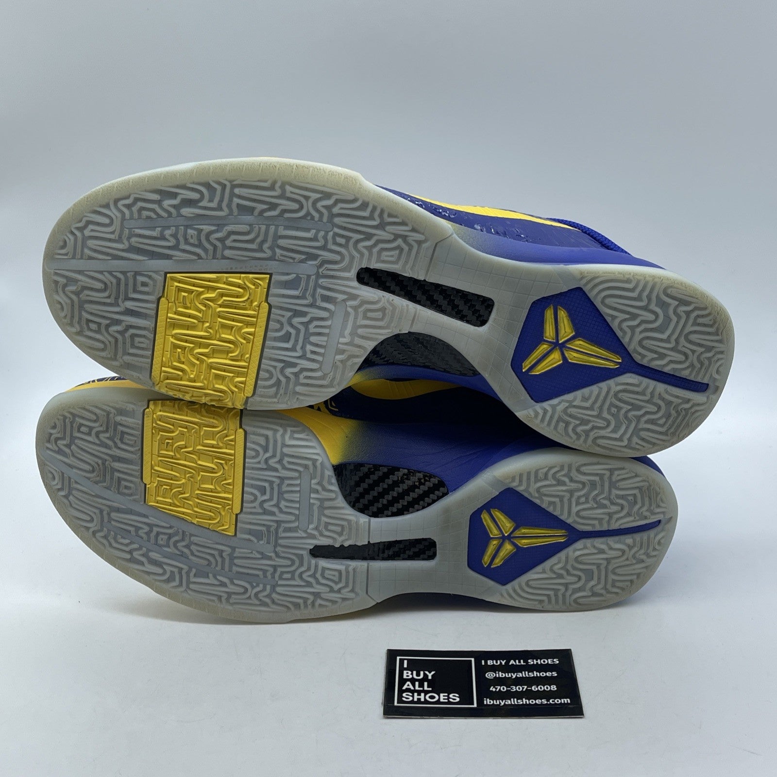 Size 12 - Nike Zoom Kobe 5 Protro 2020 5 Rings Blue Yellow Suede (CD4991-400)