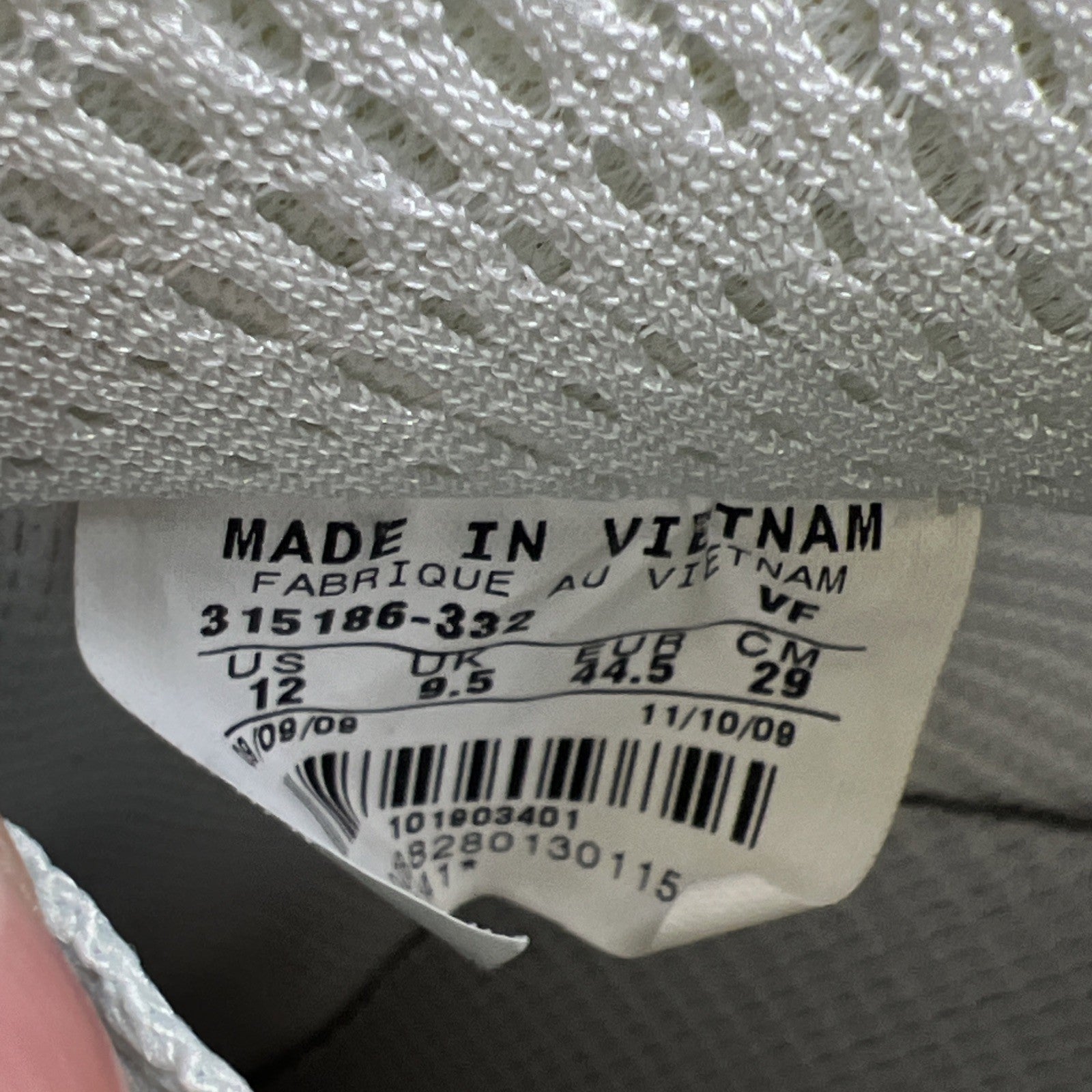 Size 12 - Nike Air Force 1 '07 Low Gray W (315186-332)