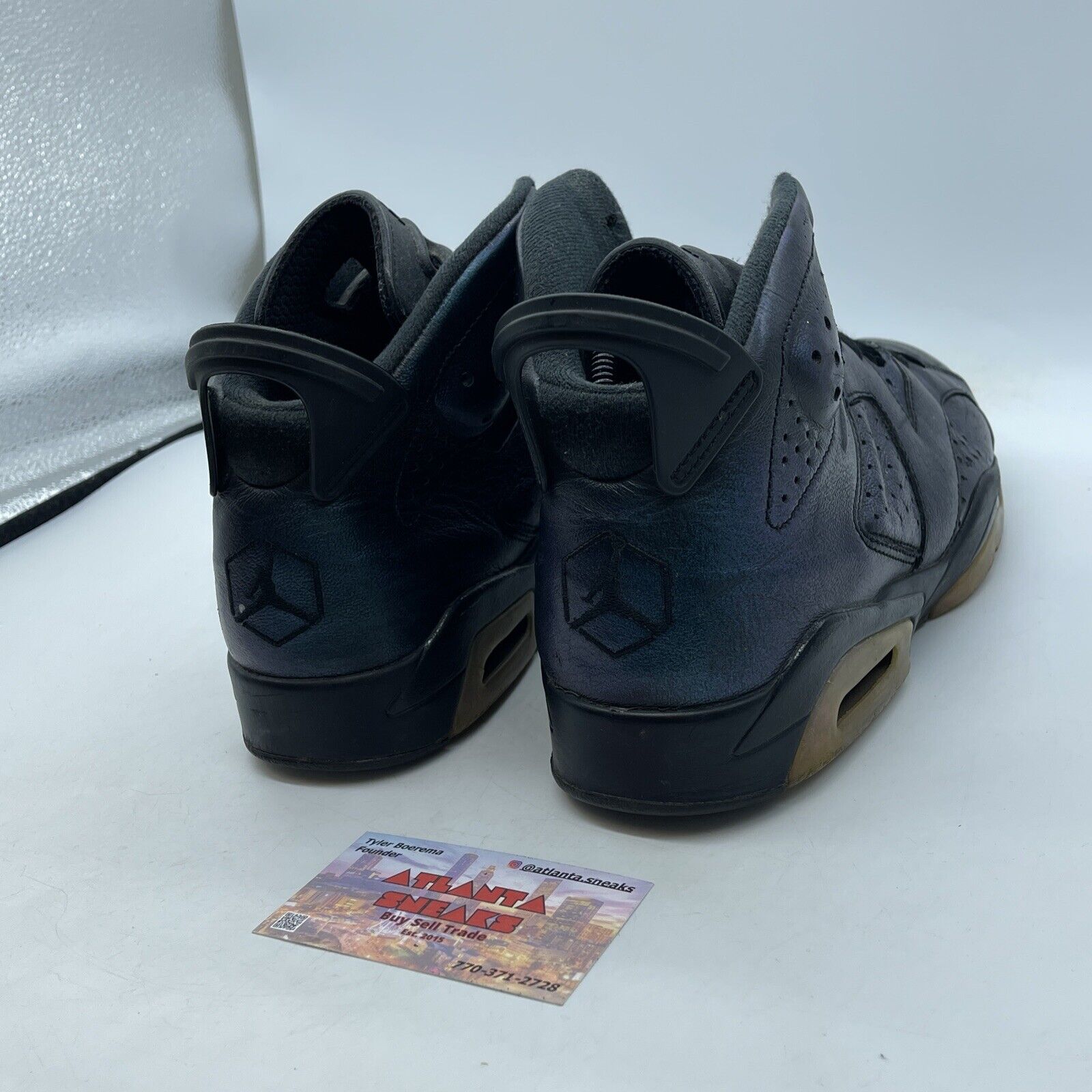 Size 8.5 - Air Jordan 6 Retro All Star - Chameleon Black Leather (907961-015)