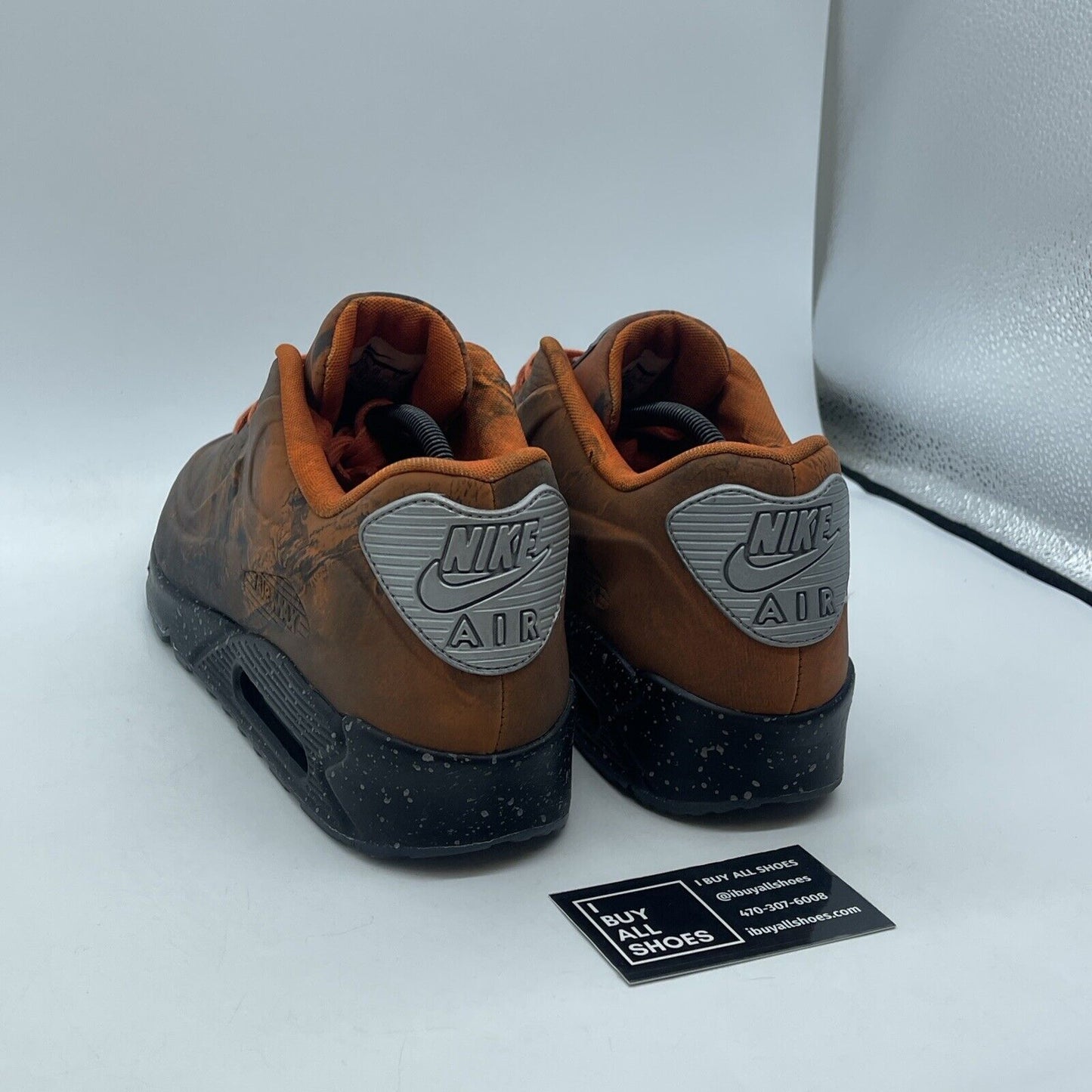 Size 12 - Nike Air Max 90 QS Mars Landing Black Brown Leather (CD0920-600)